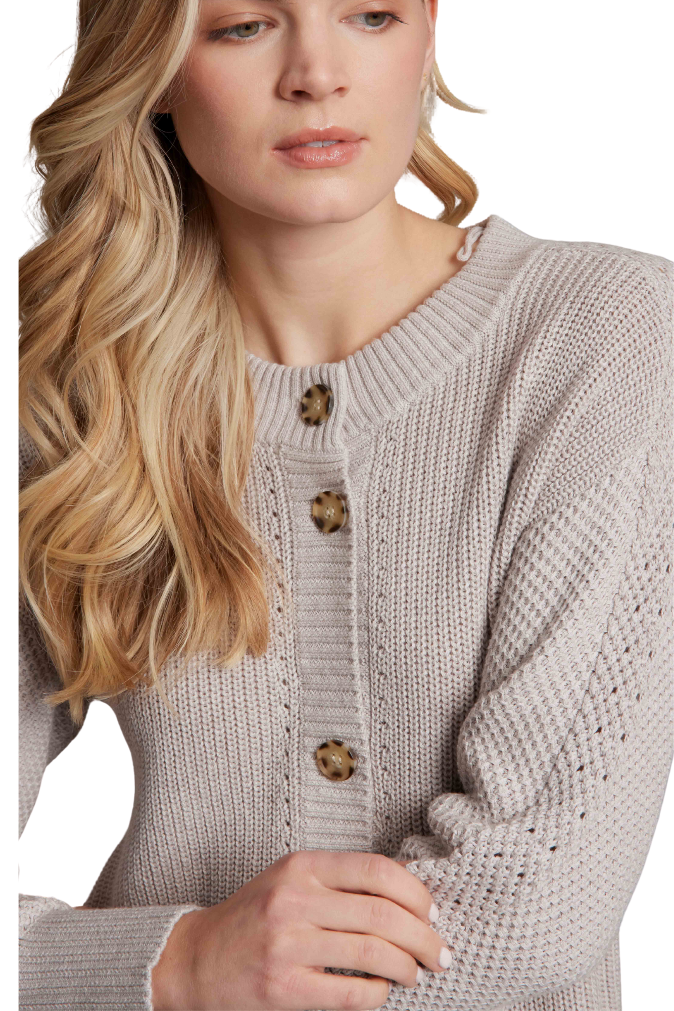 Priscilla Cardigan Ecru