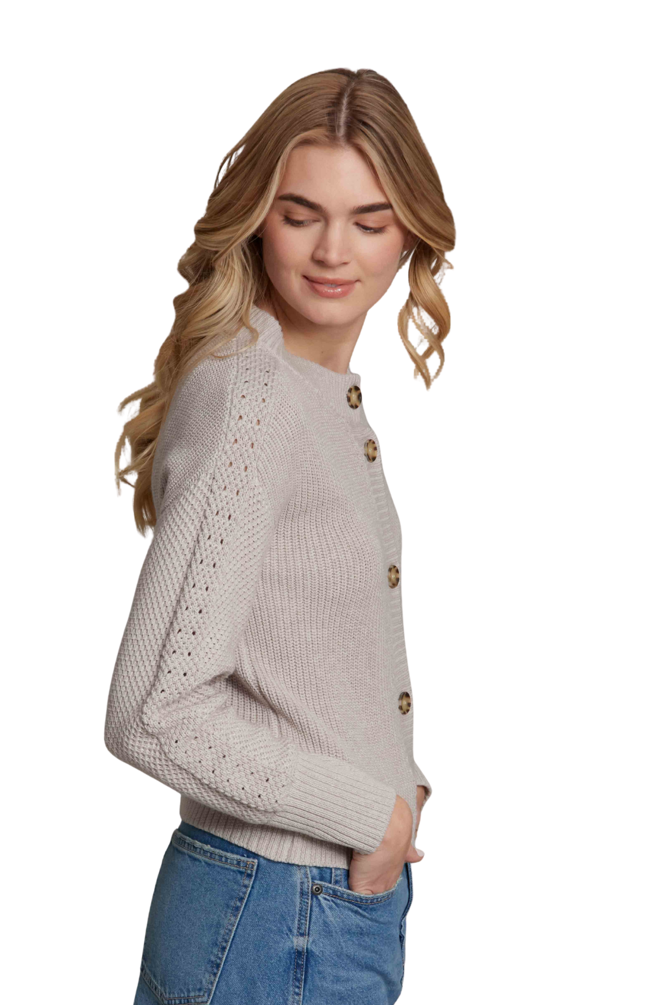Priscilla Cardigan Ecru