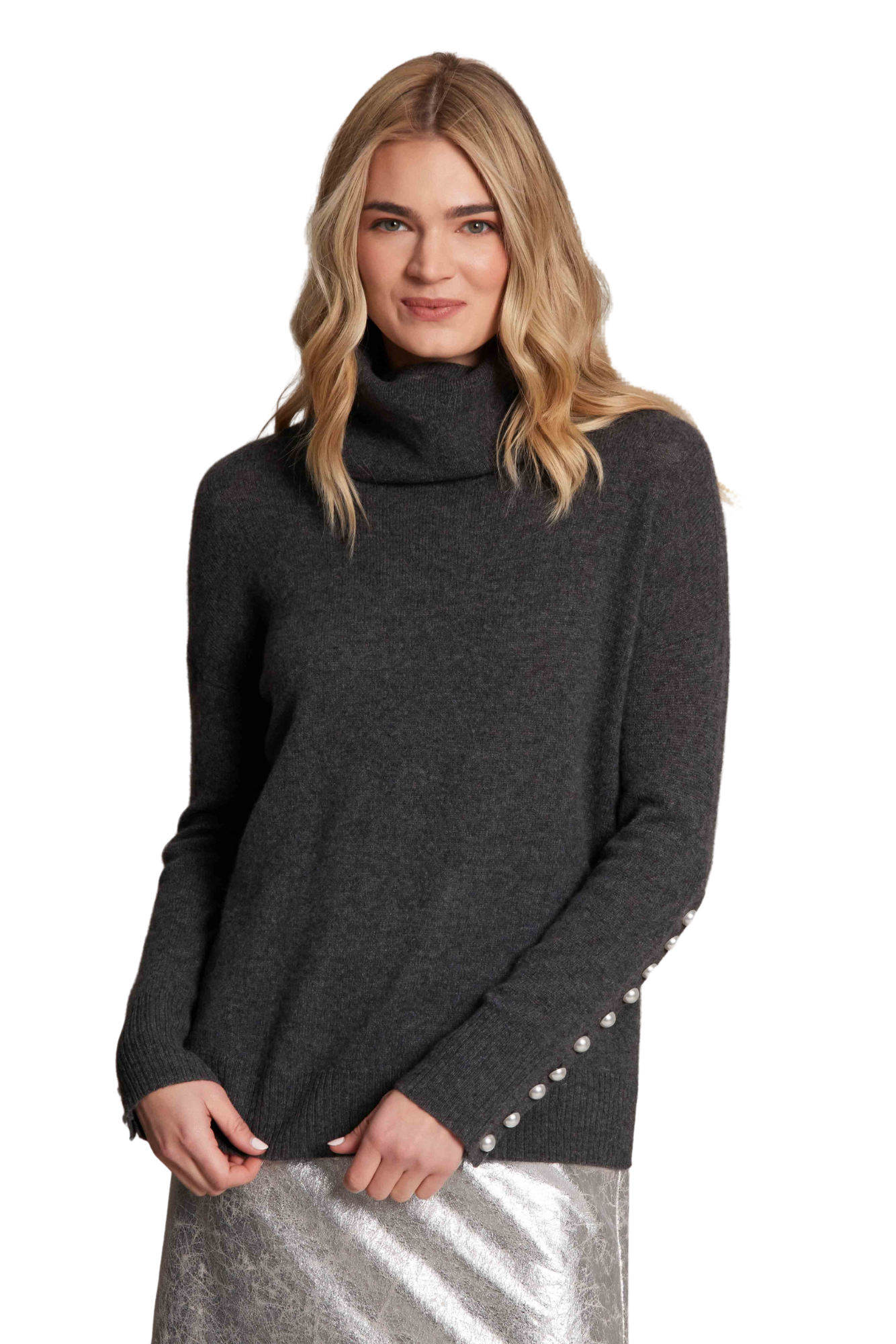 Sadie Pearl Jumper Graphite