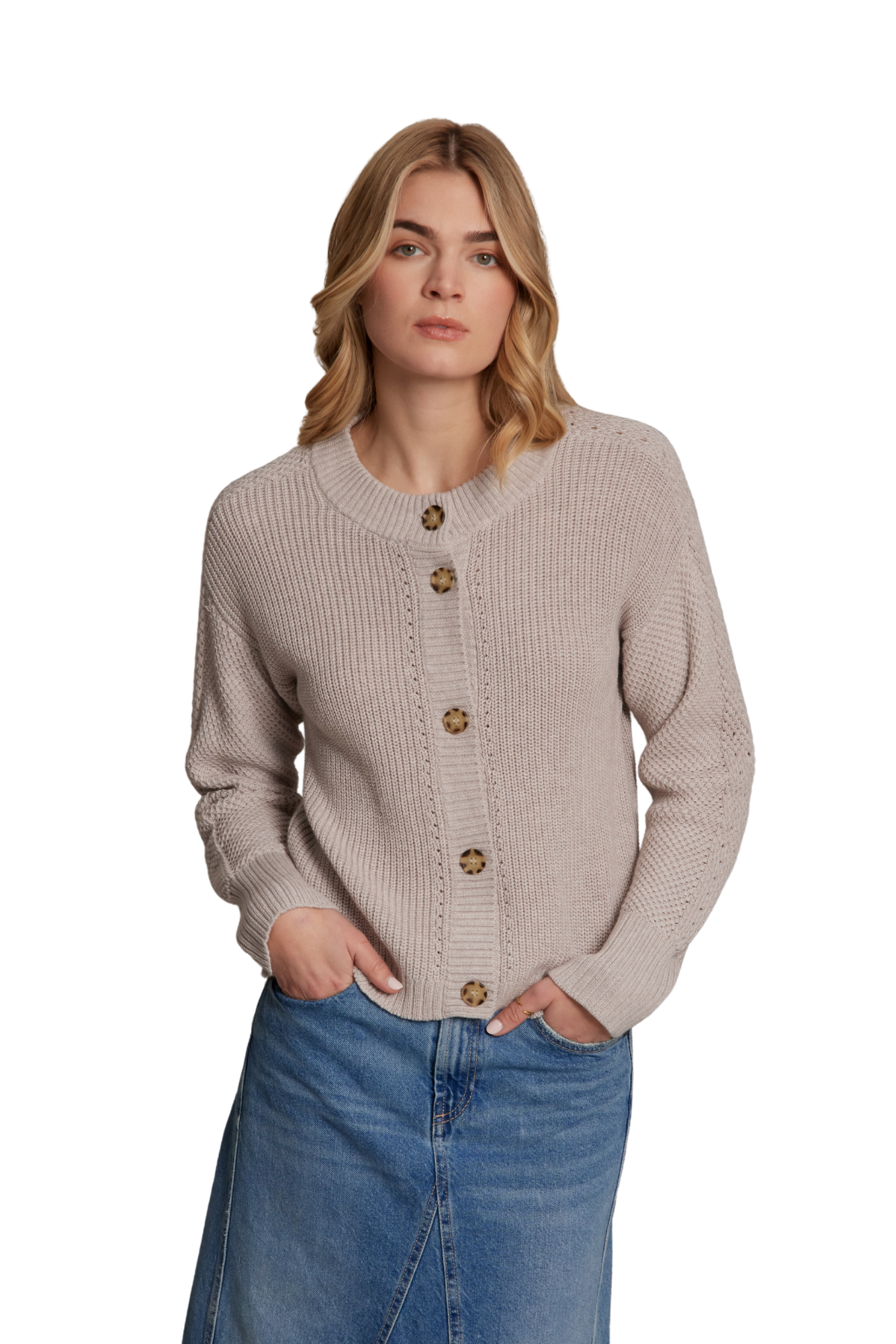 Priscilla Cardigan Ecru