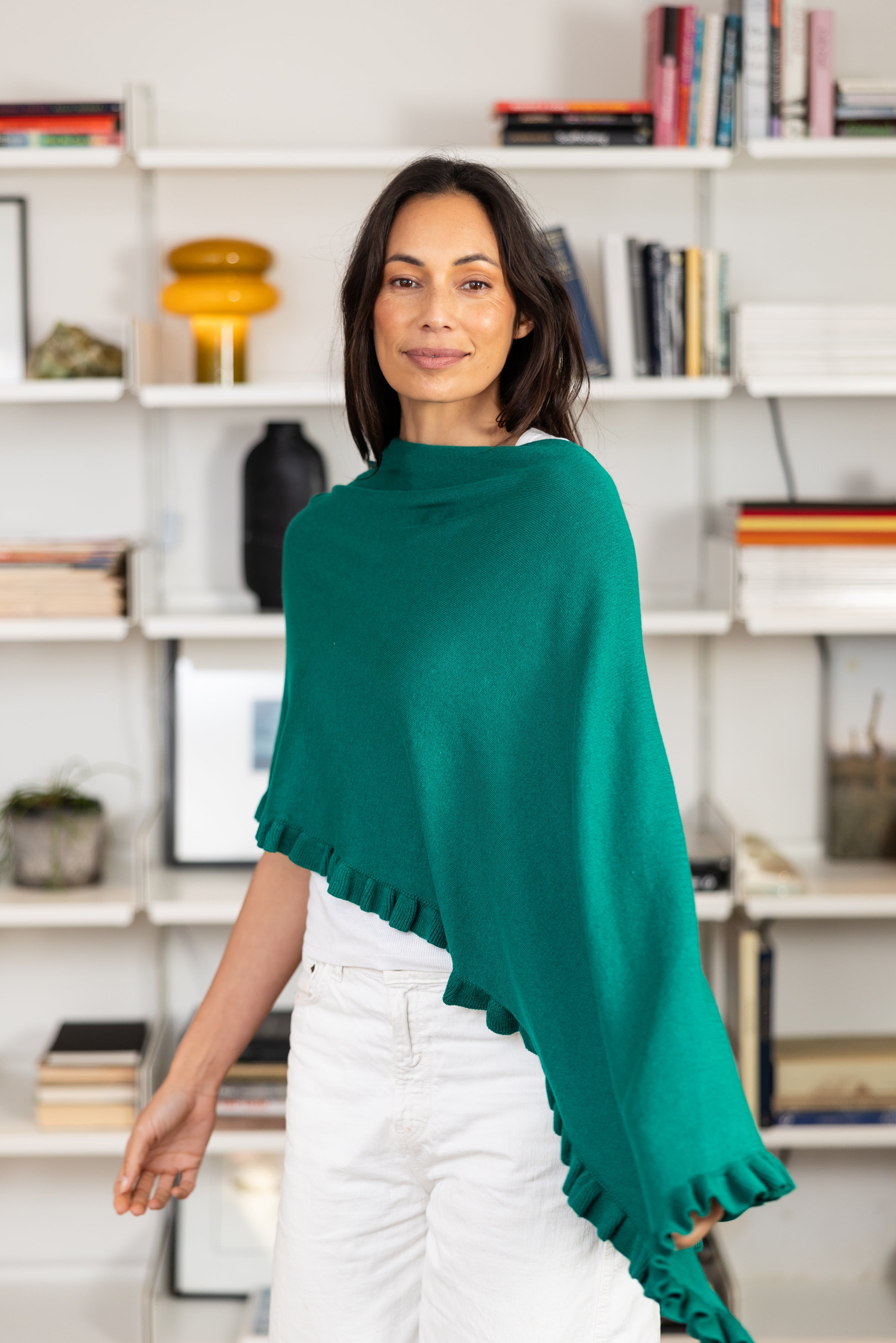 Viridian Ruffle Topper