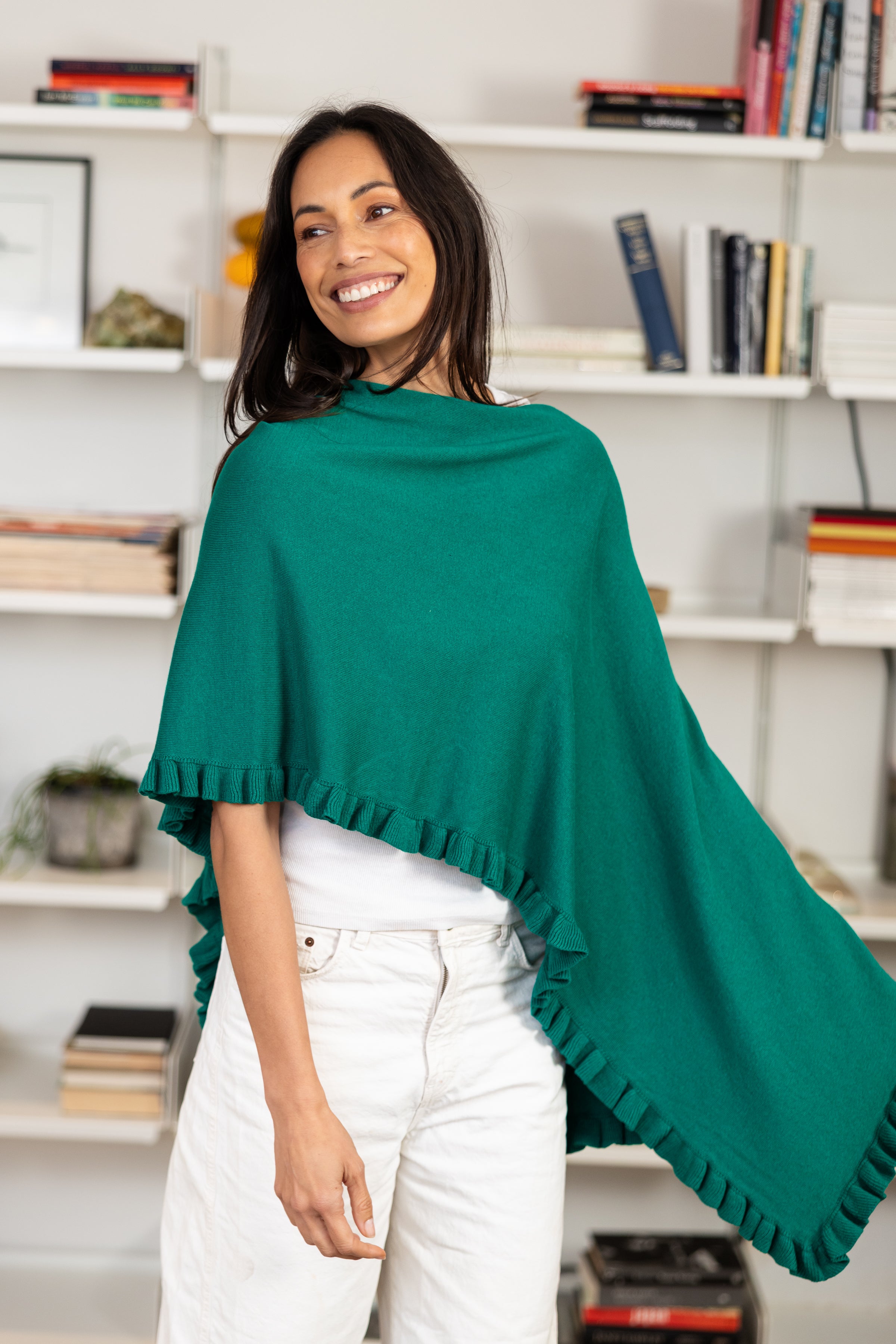 Viridian Ruffle Topper