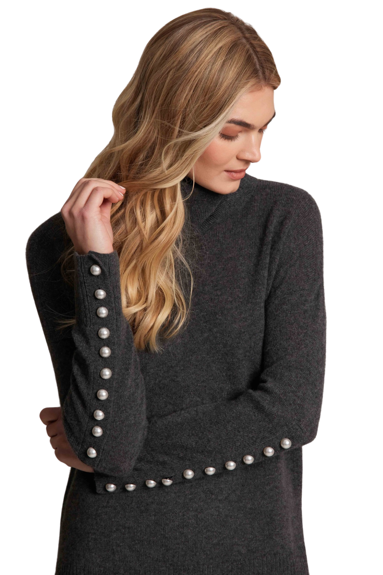 Sadie Pearl Jumper Graphite