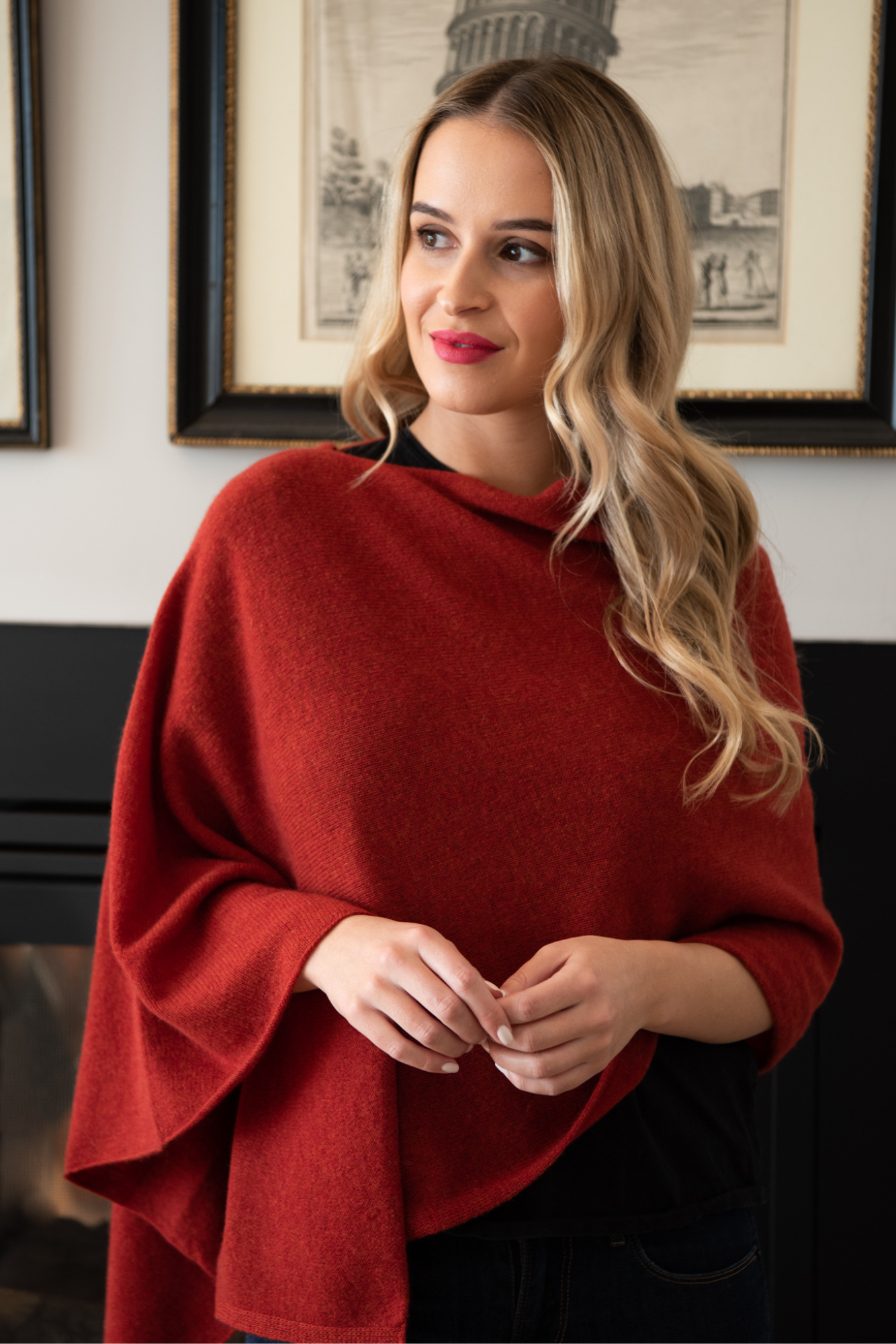 Cinnamon Cashmere Topper