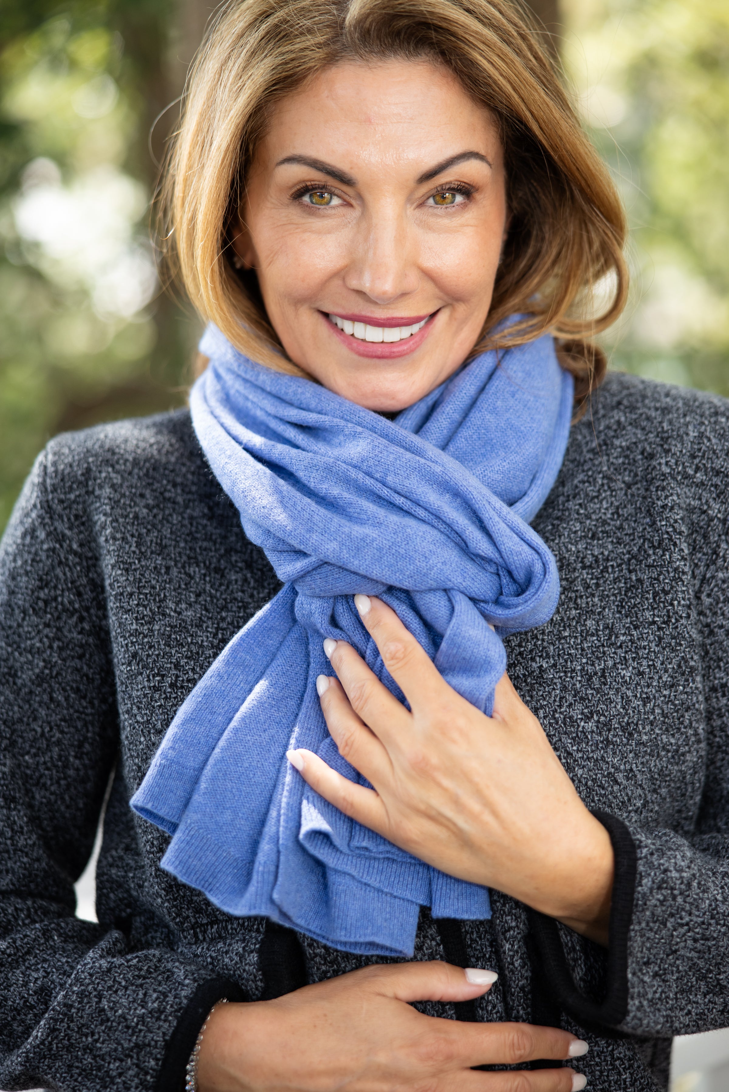 Mini Luxe Wrap Cornflower Blue