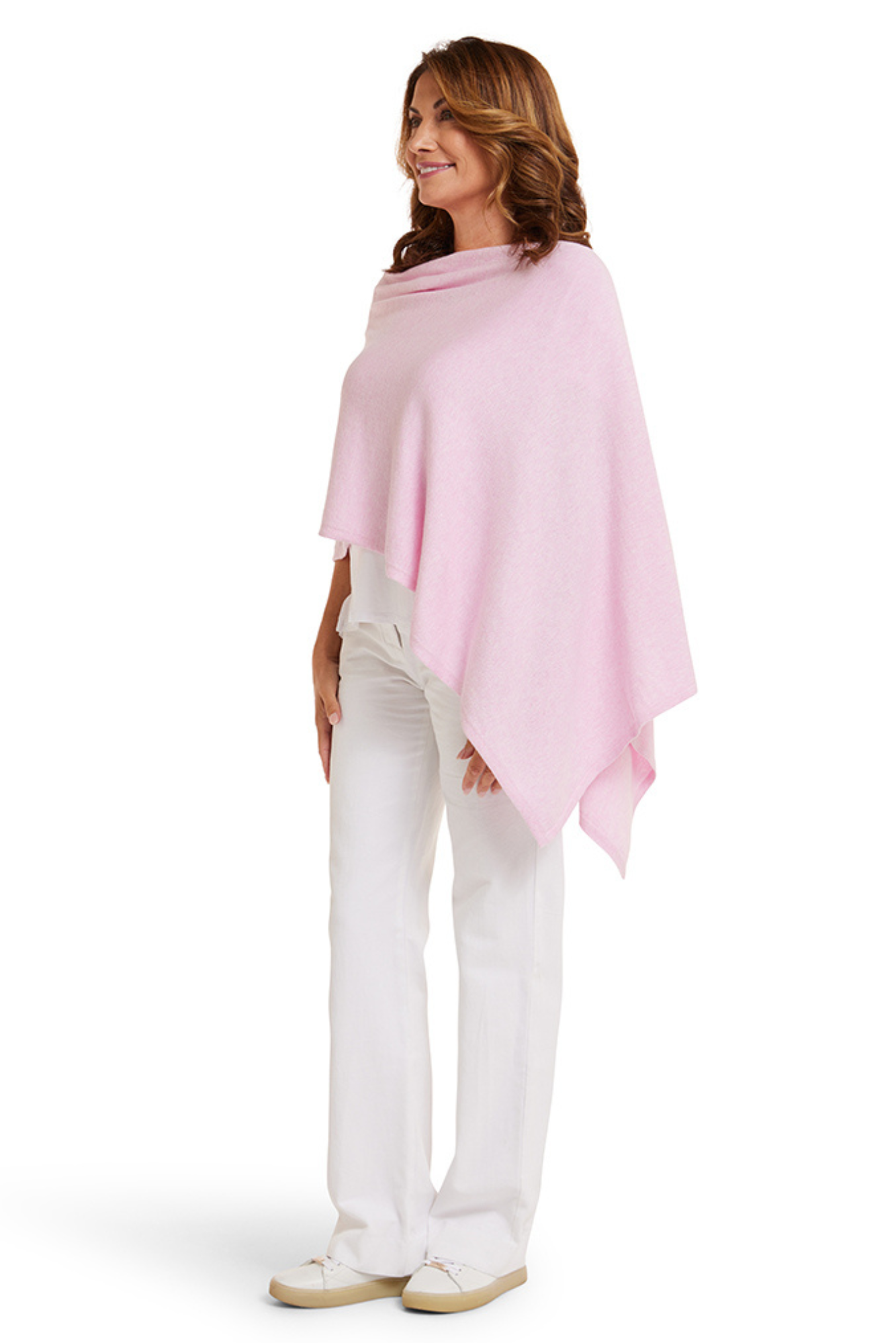 Bermuda Pink Cotton Cashmere Topper