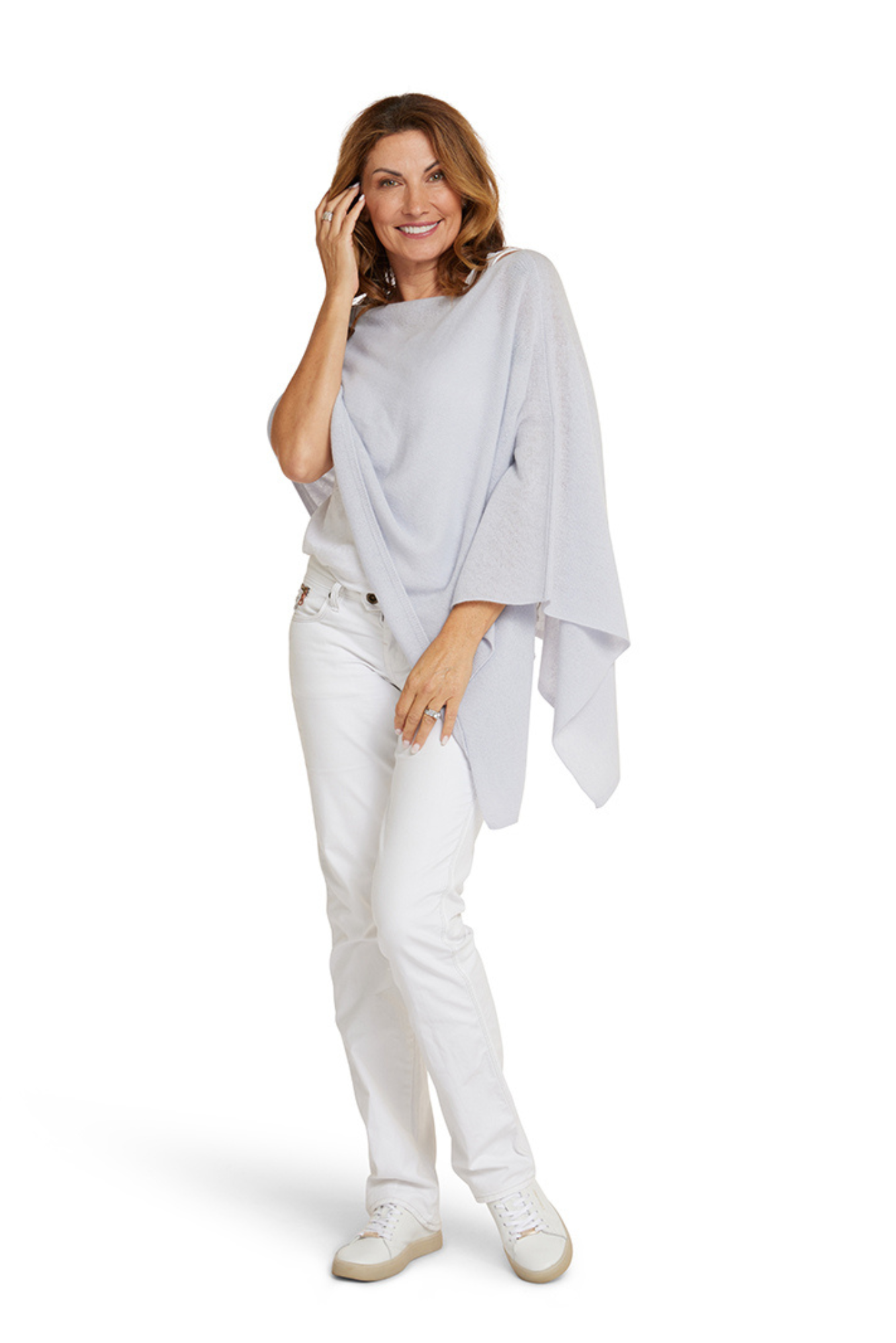 Dove Cashmere Topper