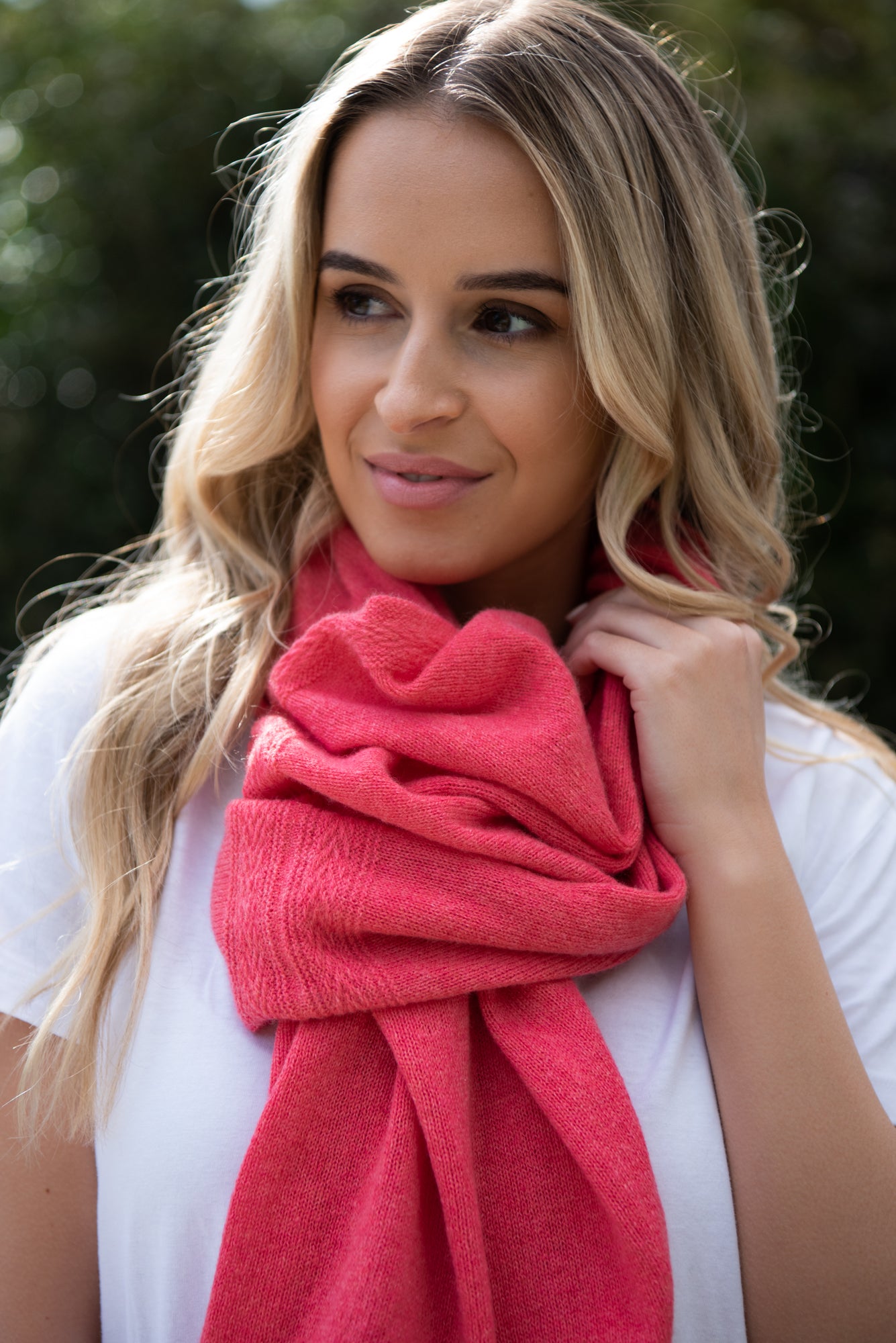 Coral Reef Cashmere Topper