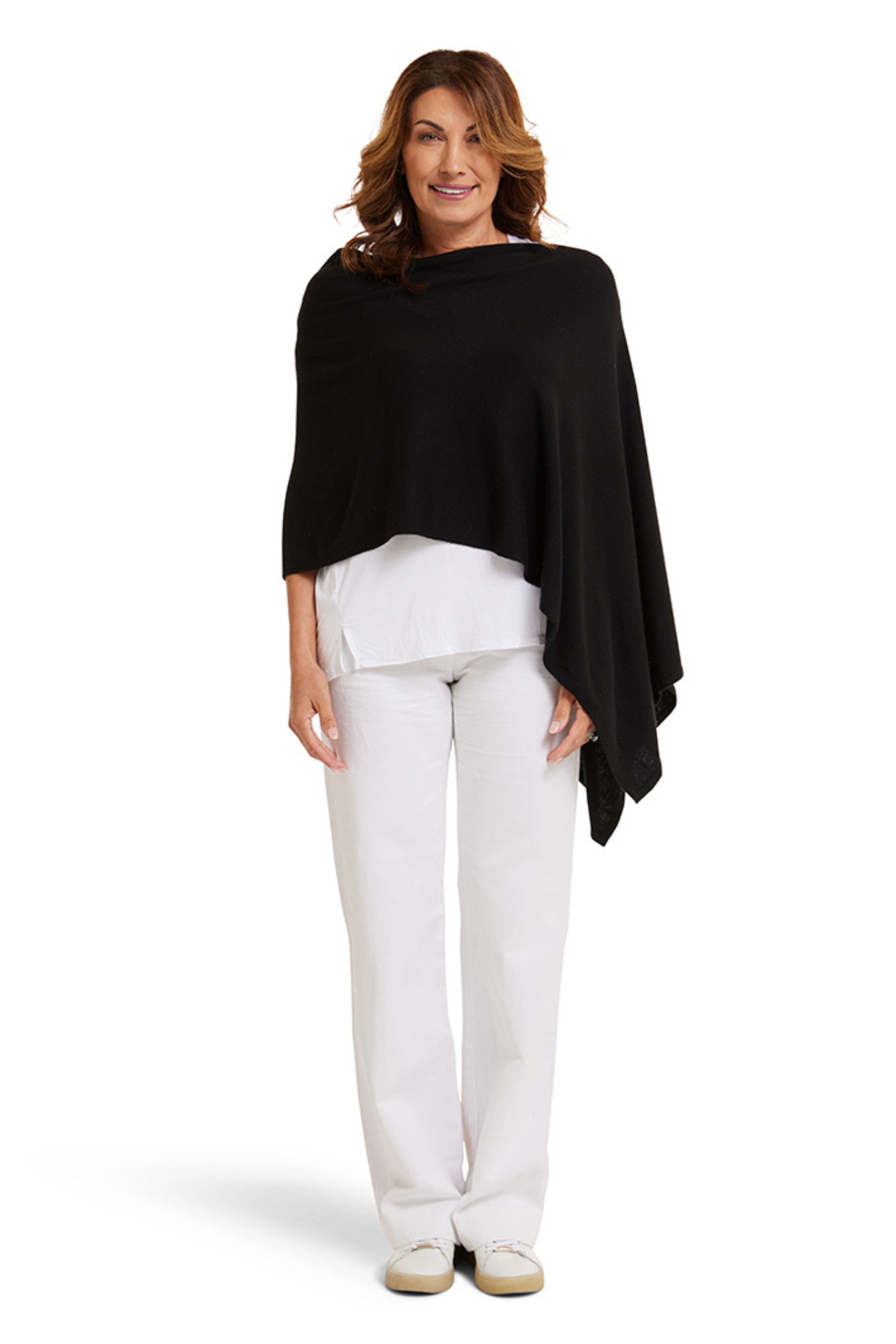 Ebony Cotton Cashmere Topper