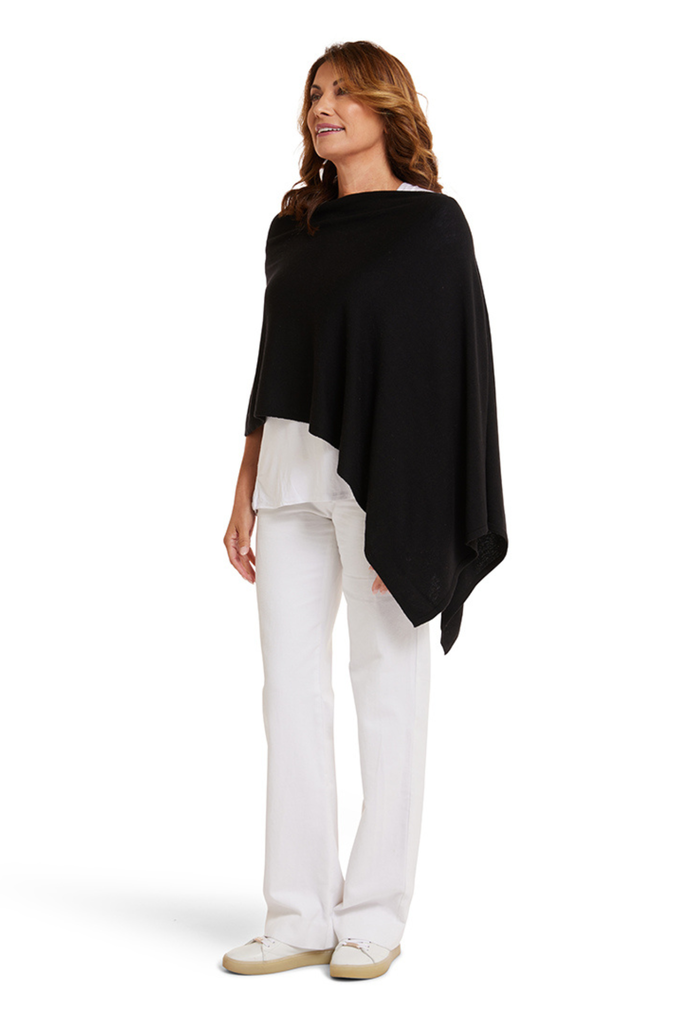 Ebony Cotton Cashmere Topper