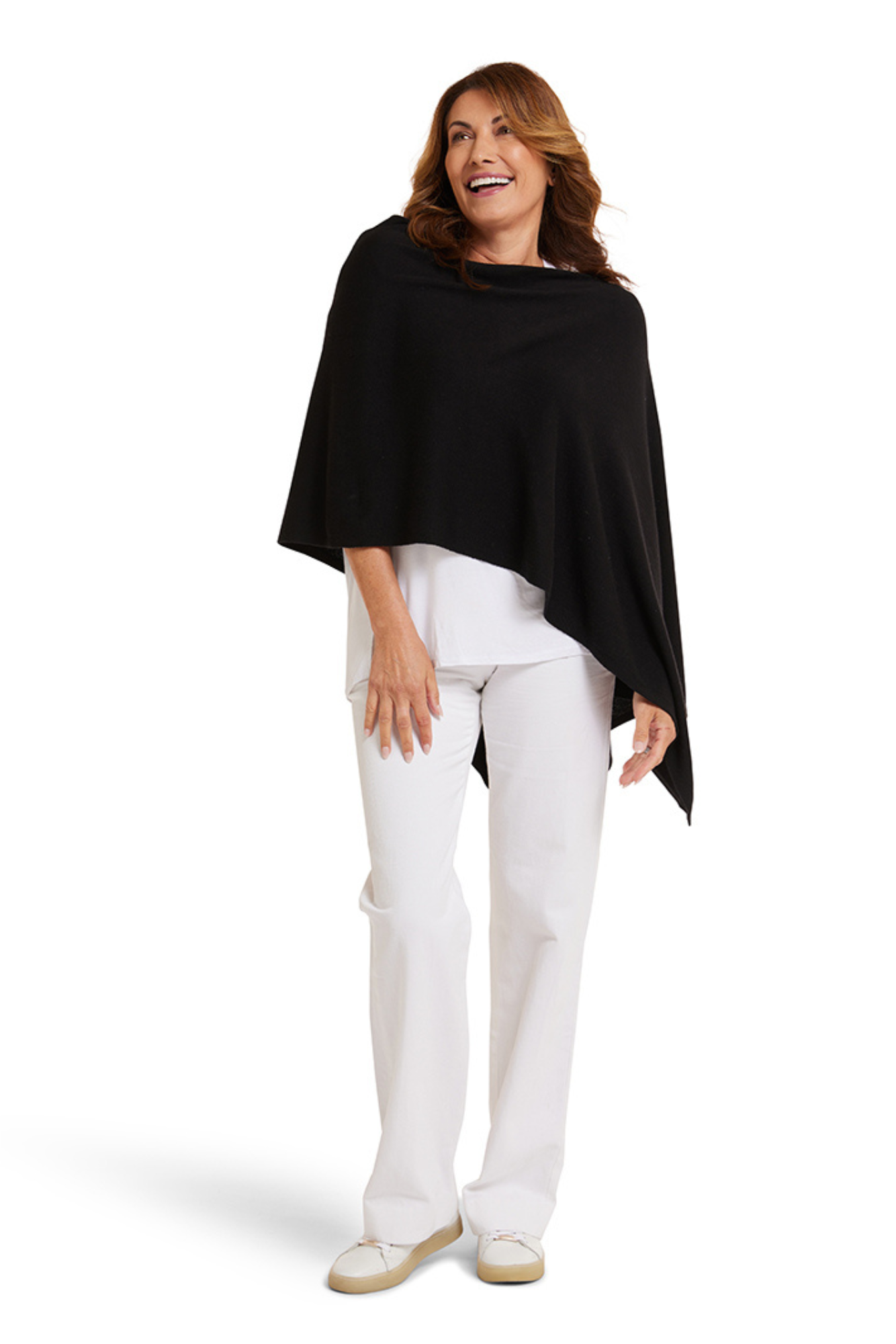 Ebony Cotton Cashmere Topper