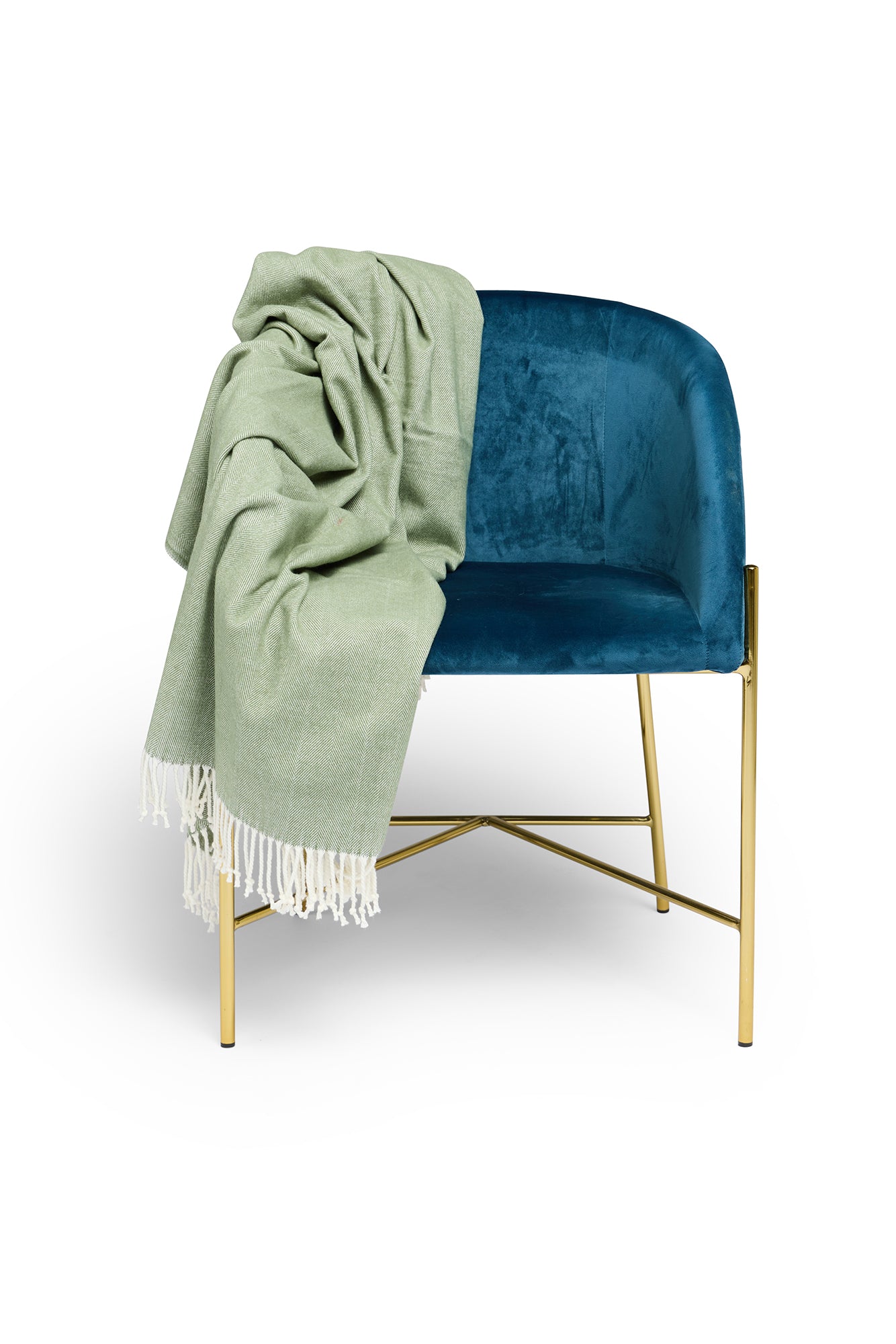 Herringbone Throw Beach Grass