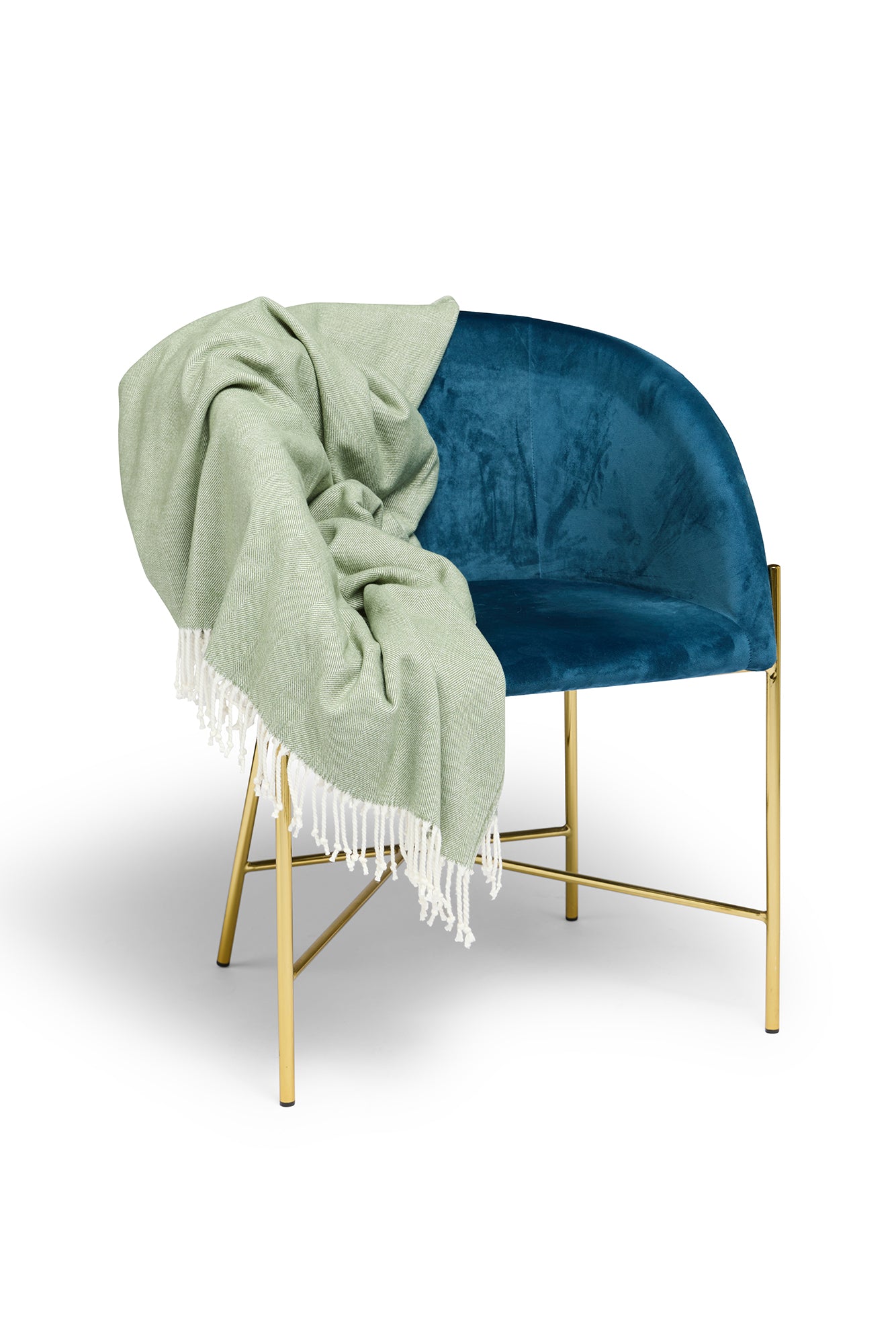 Herringbone Throw Beach Grass