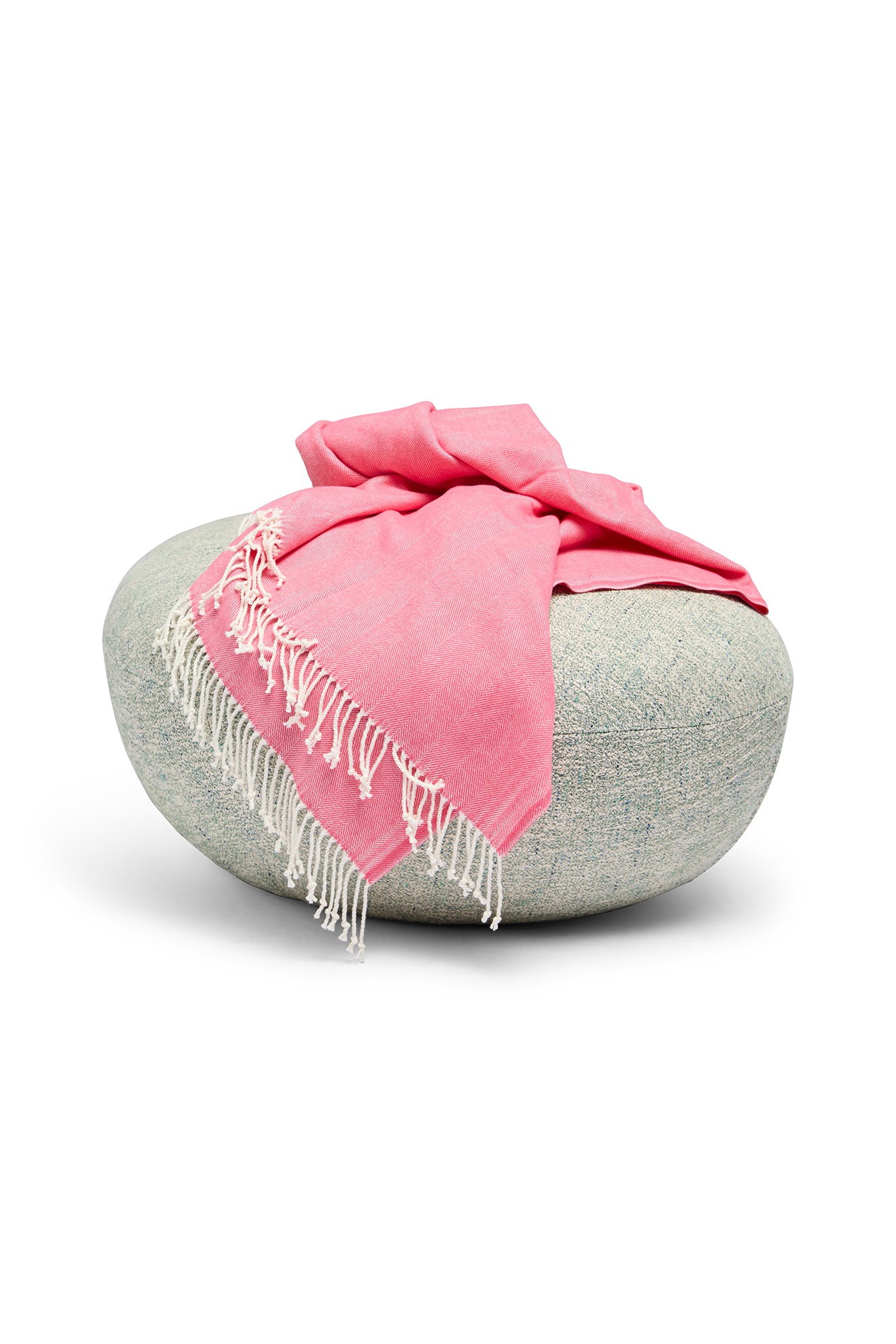 Herringbone Throw Coral Island
