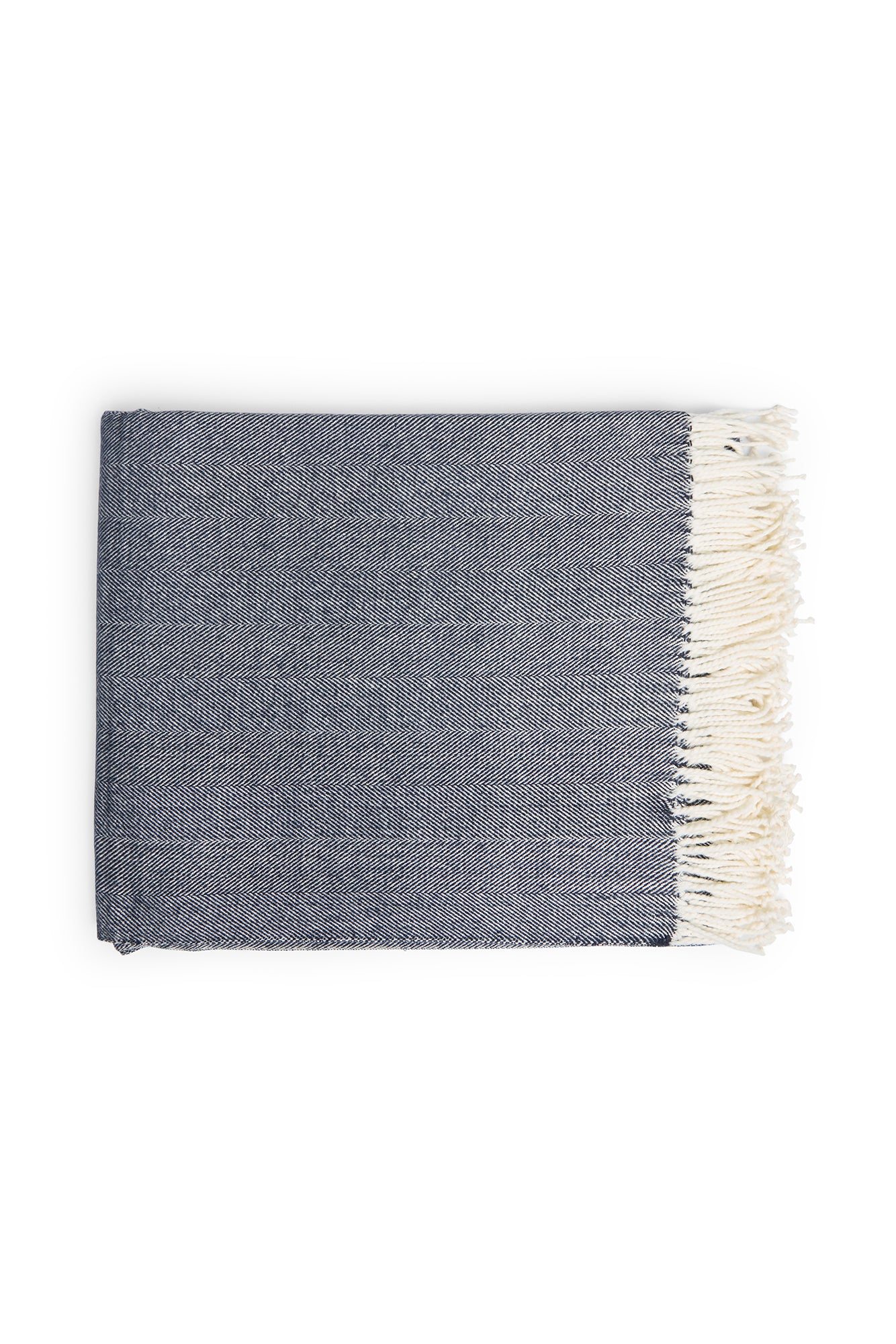 Herringbone Throw Onyx