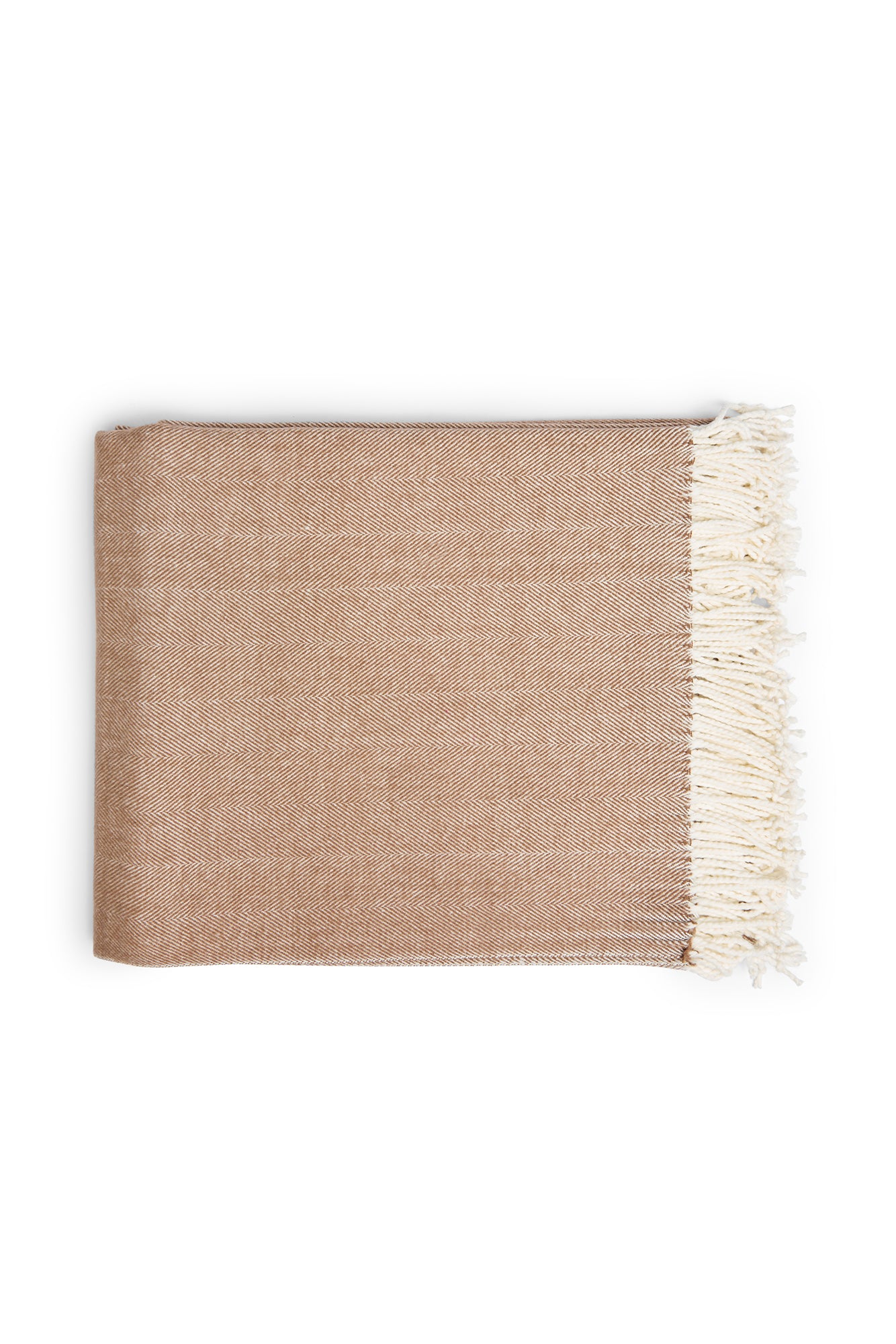Herringbone Throw Toffee
