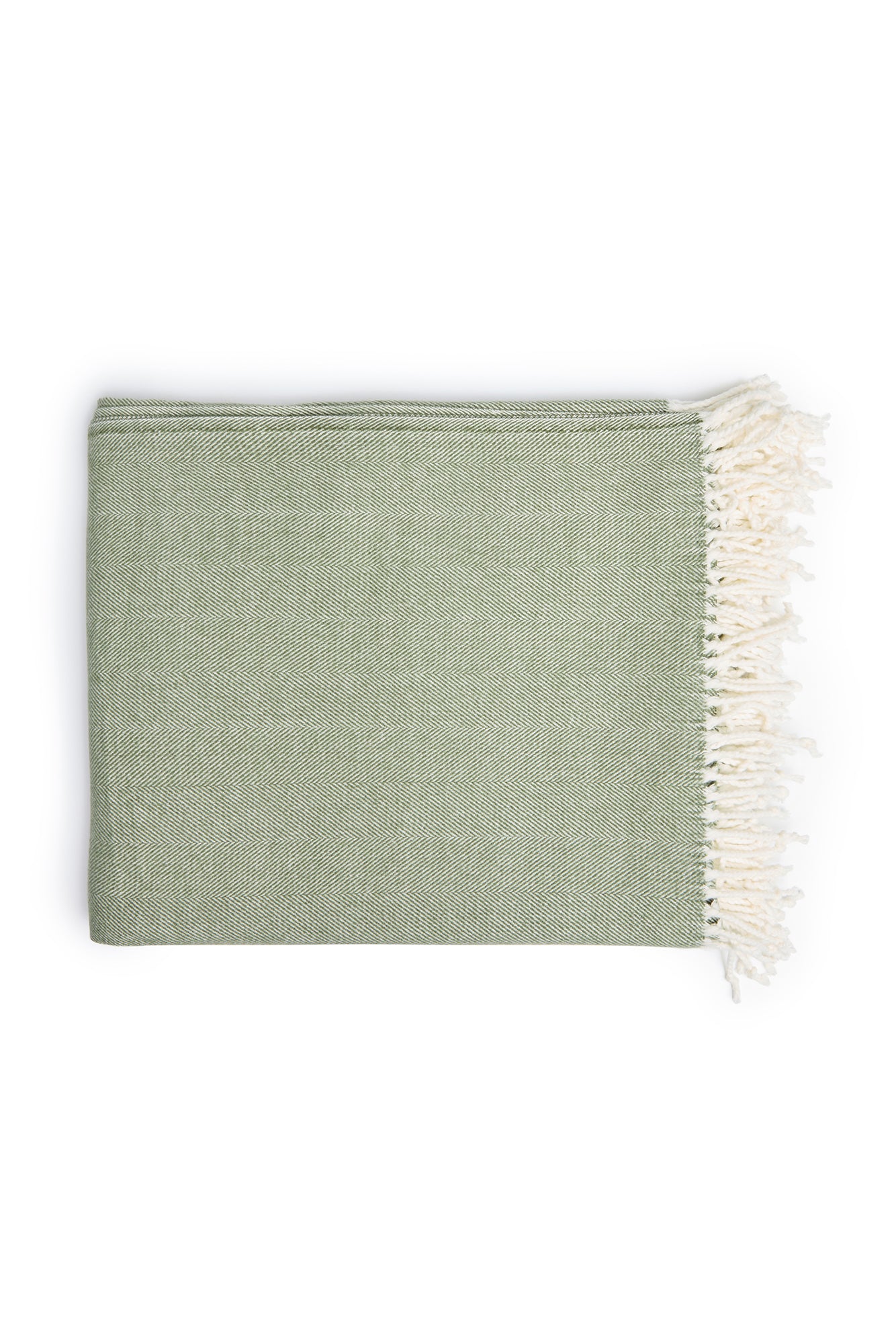 Herringbone Throw Beach Grass