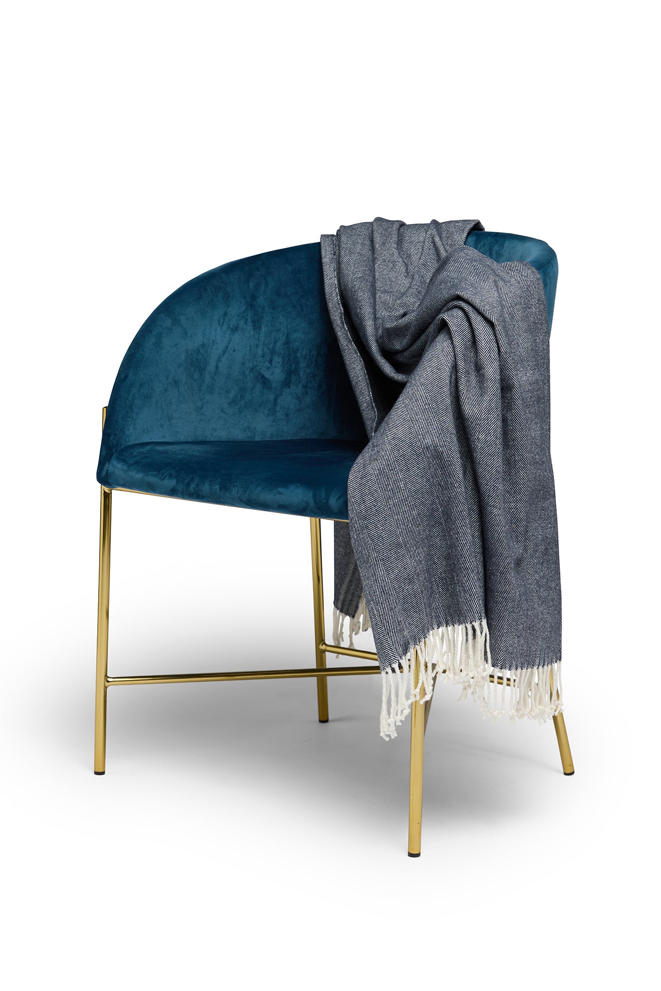 Herringbone Throw Onyx