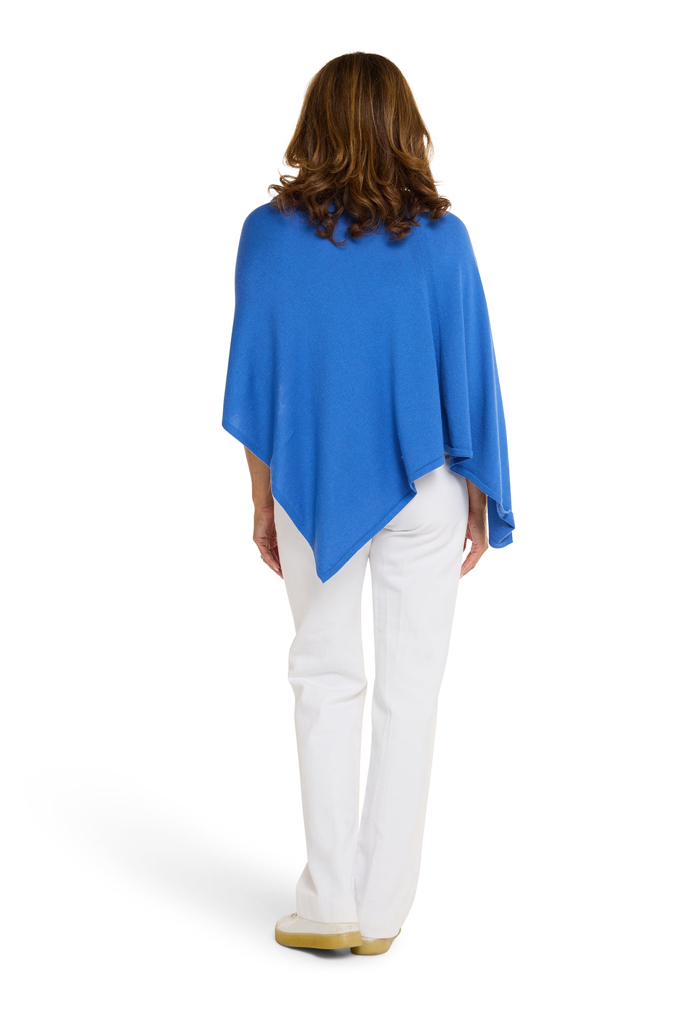 Cruise Blue Cotton Cashmere Topper