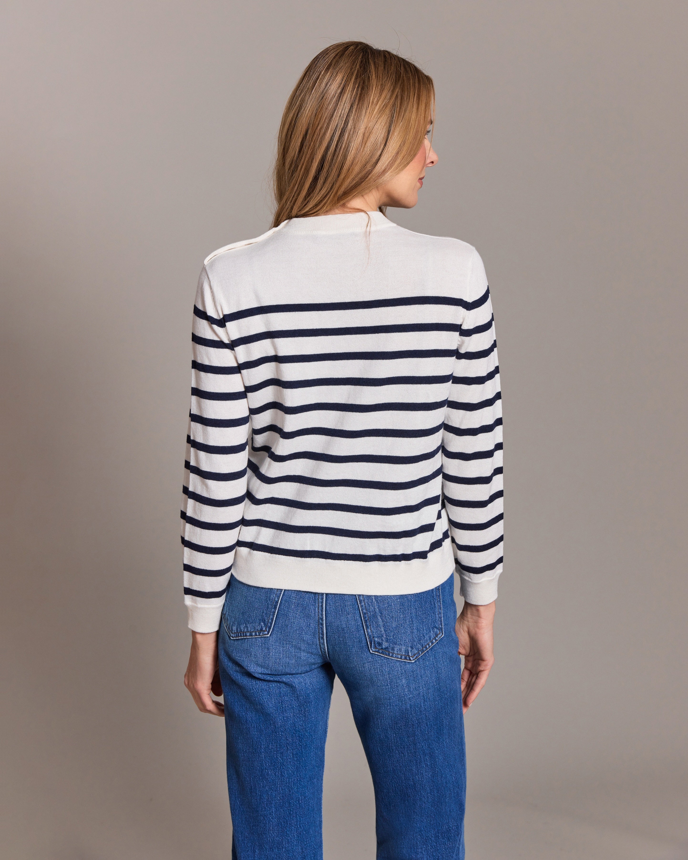 L'Amour Striped Top with Love Heart