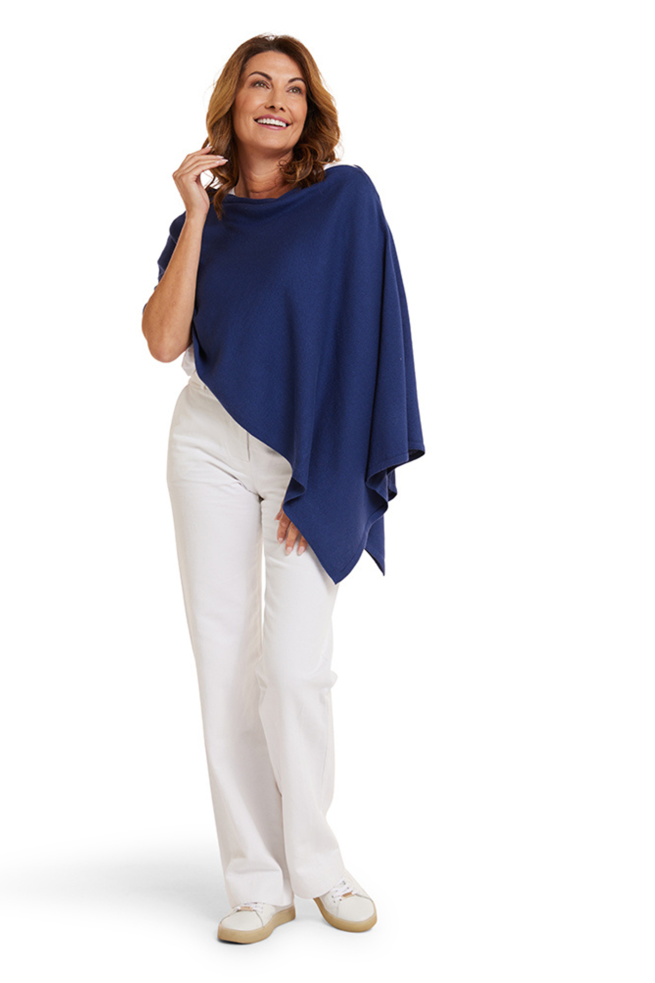 Midnight Cotton Cashmere Topper