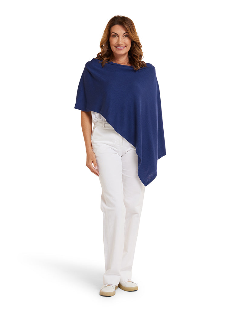 Midnight Cotton Cashmere Topper
