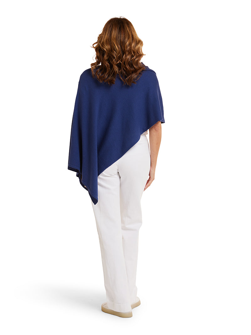 Midnight Cotton Cashmere Topper