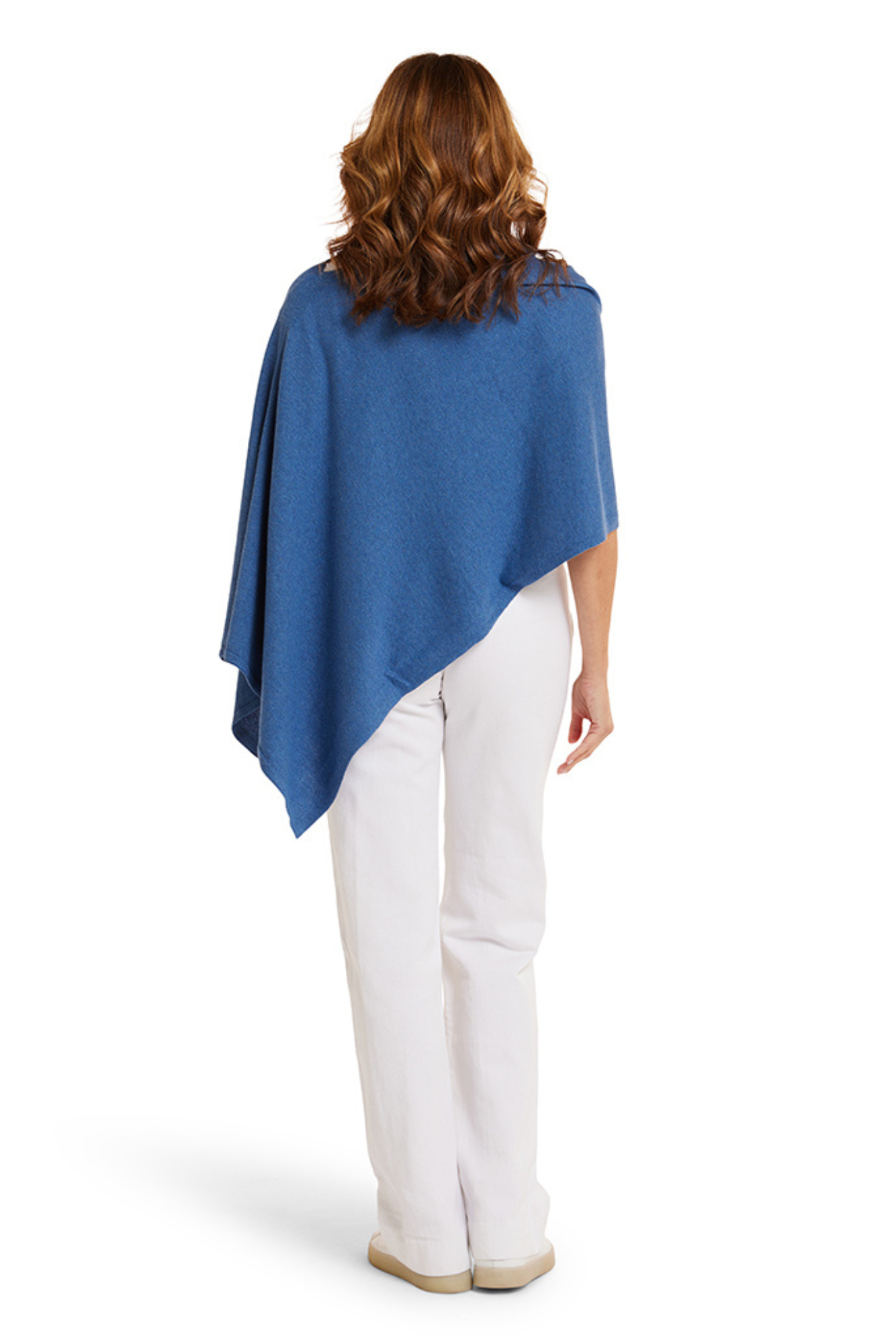 Mountain Blue Cotton Cashmere Topper