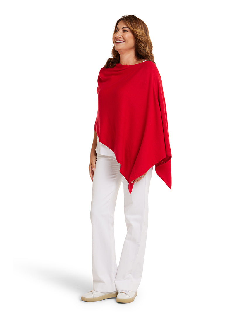 Scarlet Cotton Cashmere Topper