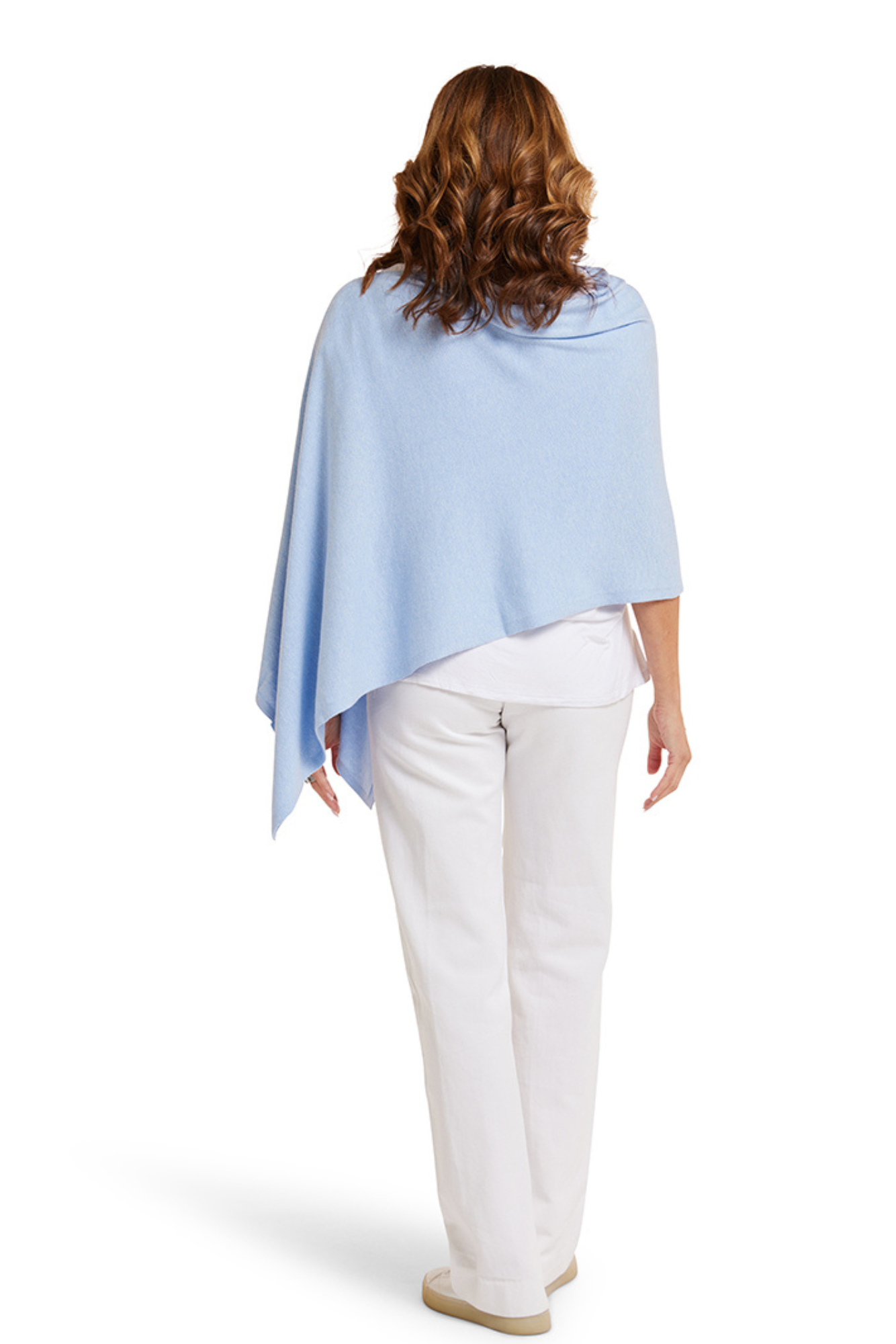 Weekend Blue Cotton Cashmere Topper