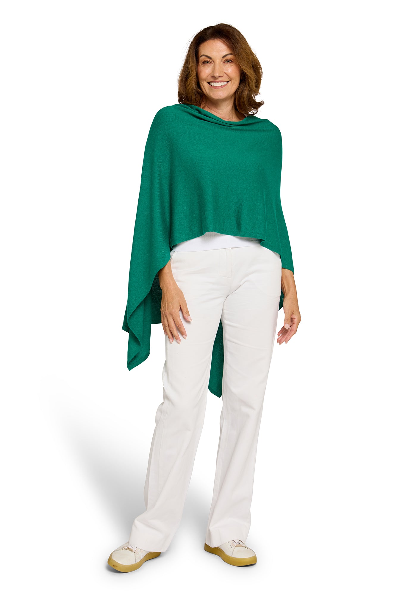 Viridian Cotton Cashmere Topper