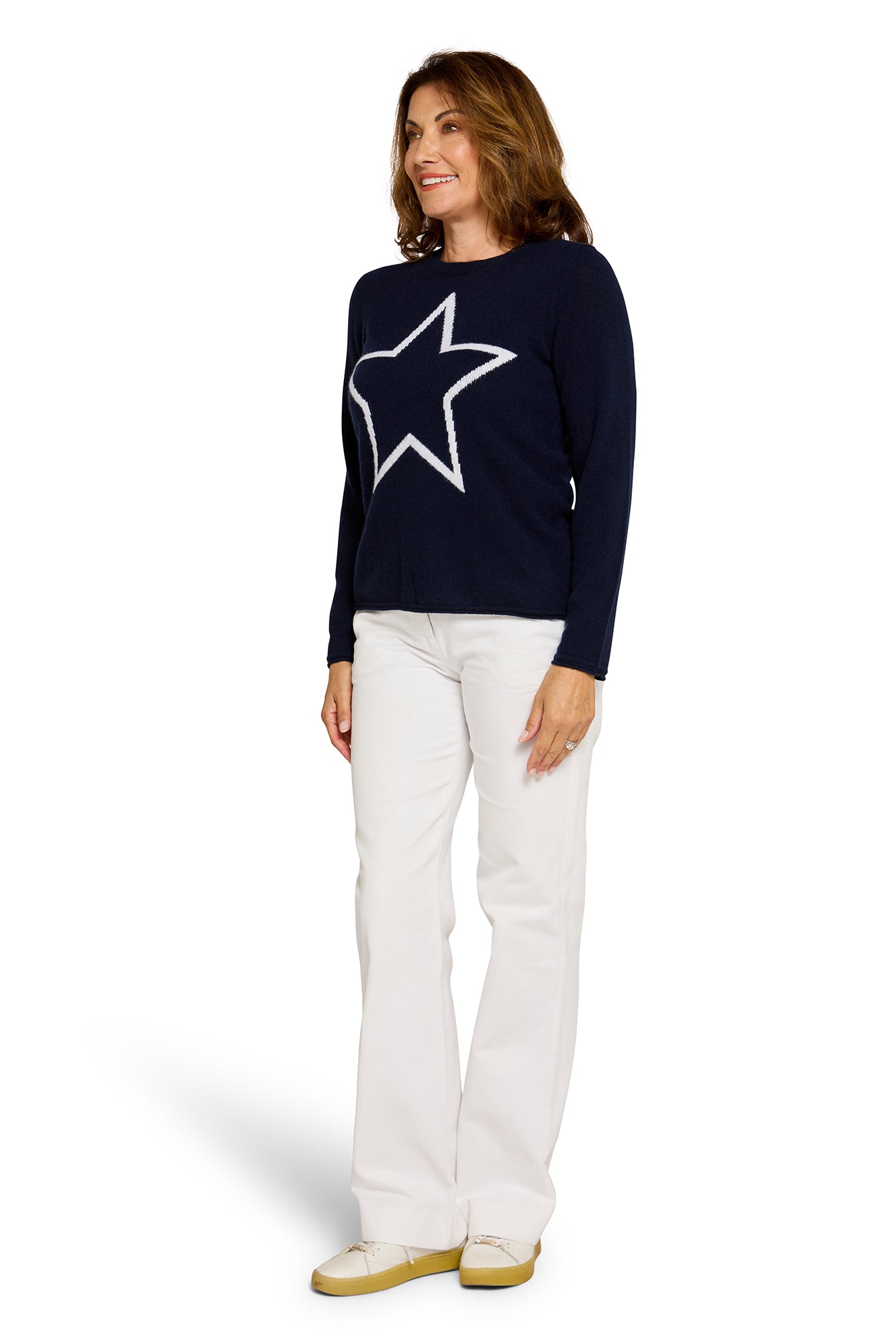 Sirius Star Jumper Indigo & White Star