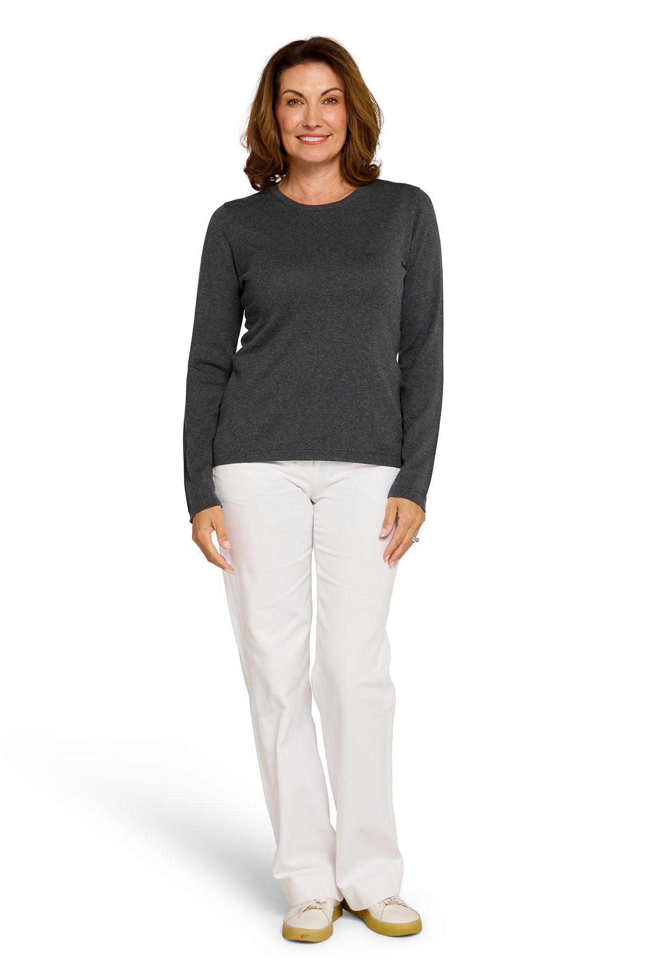 Classic Crew Jumper Pepper