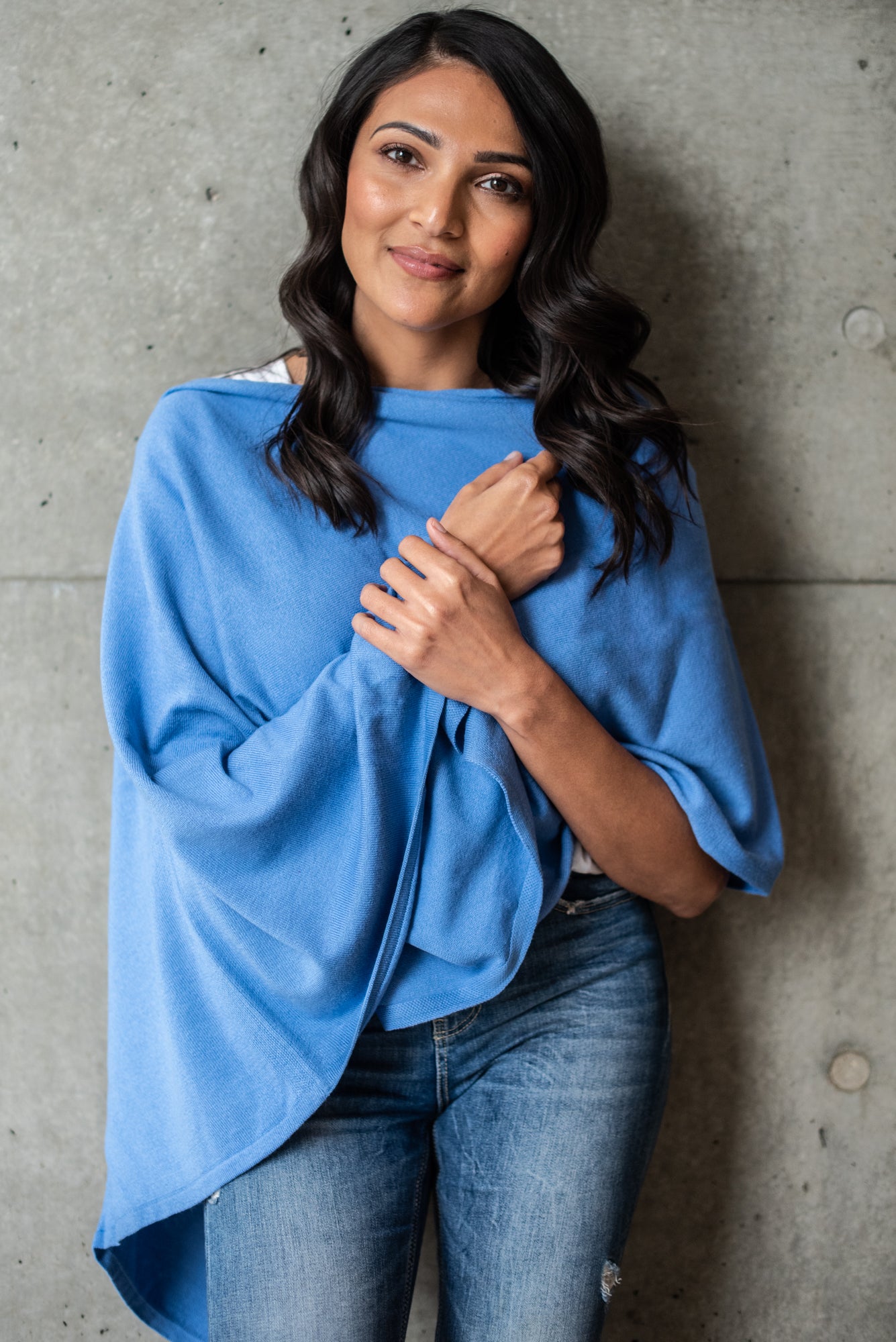 Wave Cotton Cashmere Topper