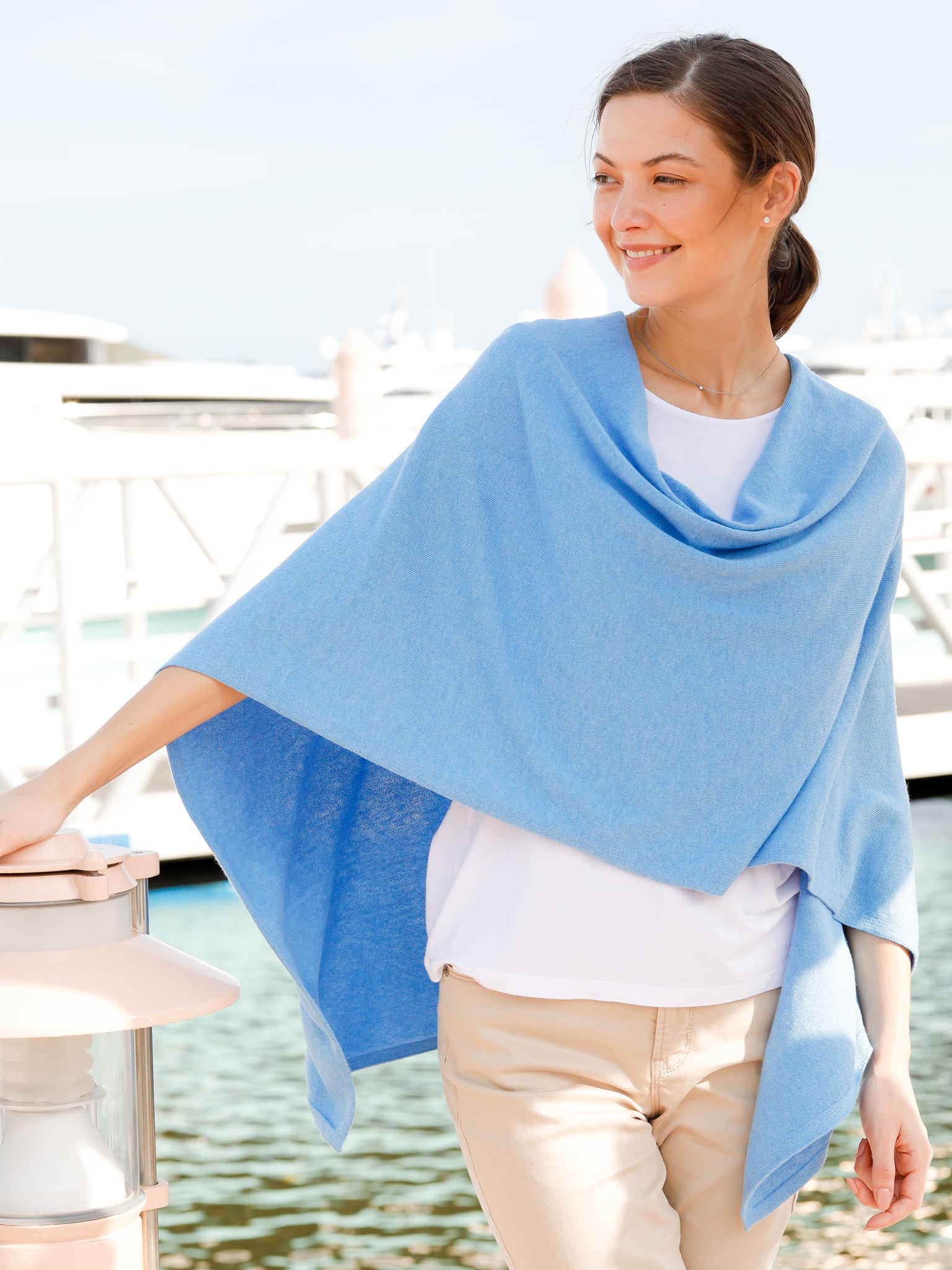 Windswept Cotton Cashmere Topper