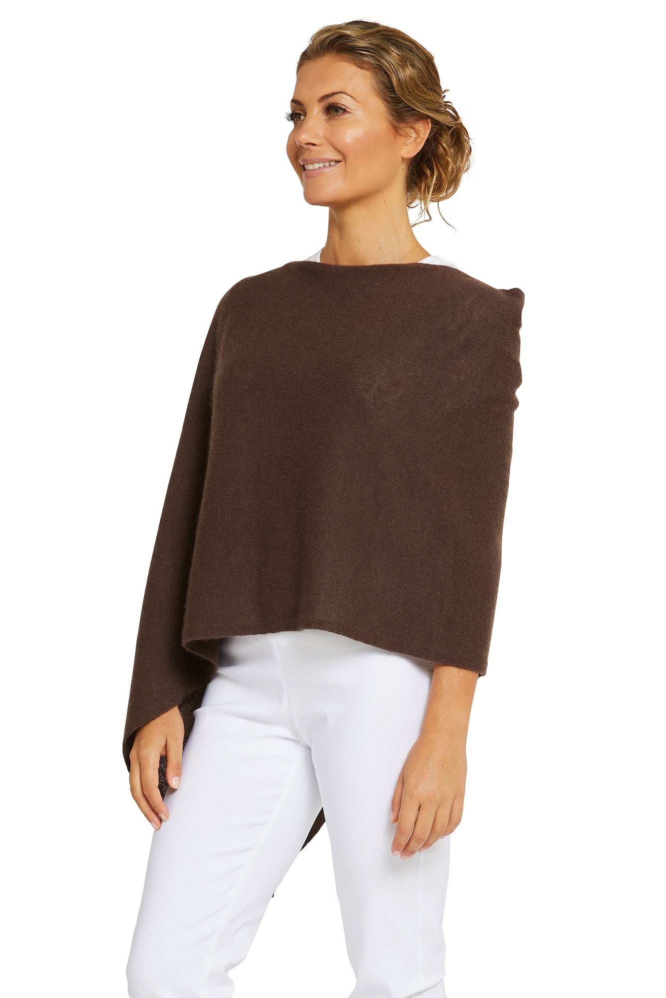 Mocha Cashmere Topper
