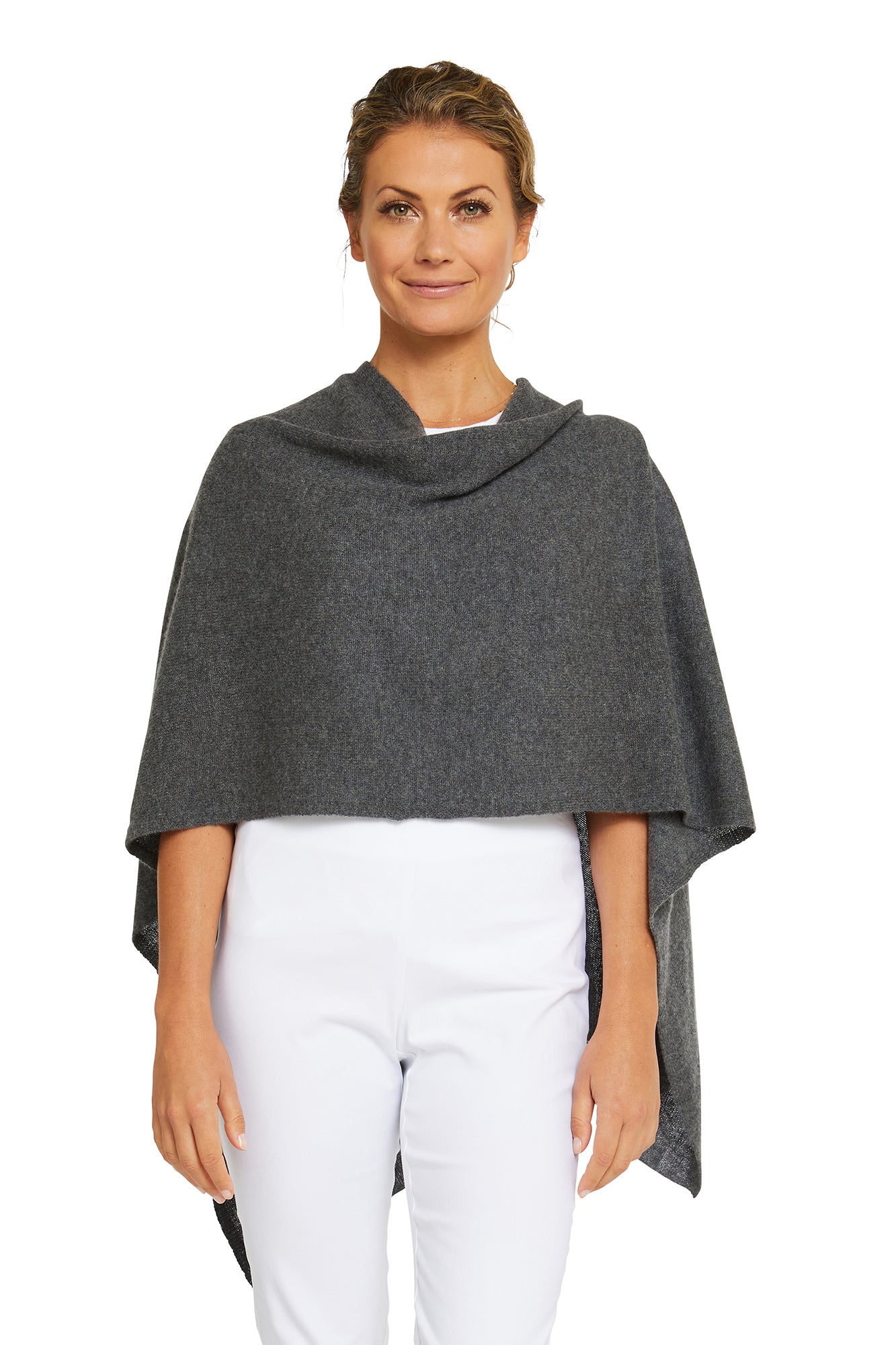 Graphite Cashmere Topper