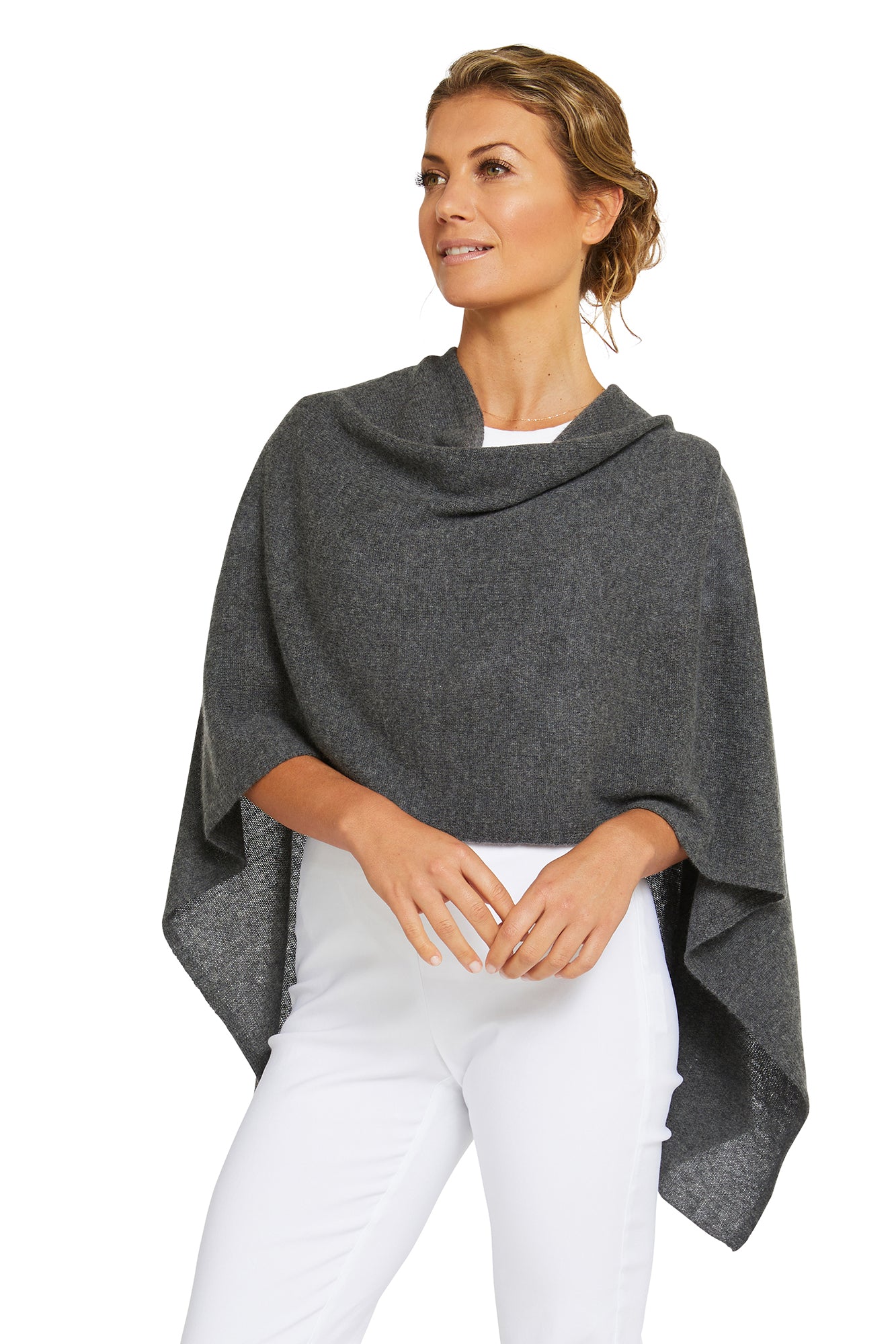 Graphite Cashmere Topper