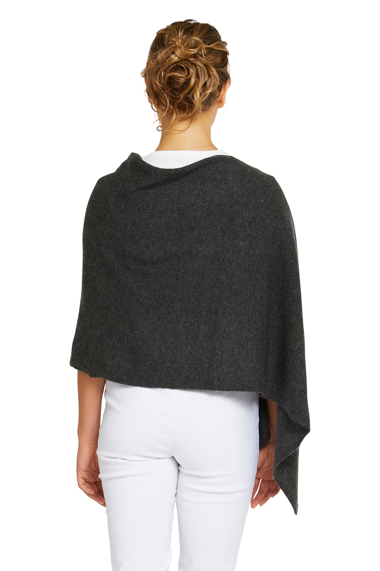 Charcoal Cashmere Topper