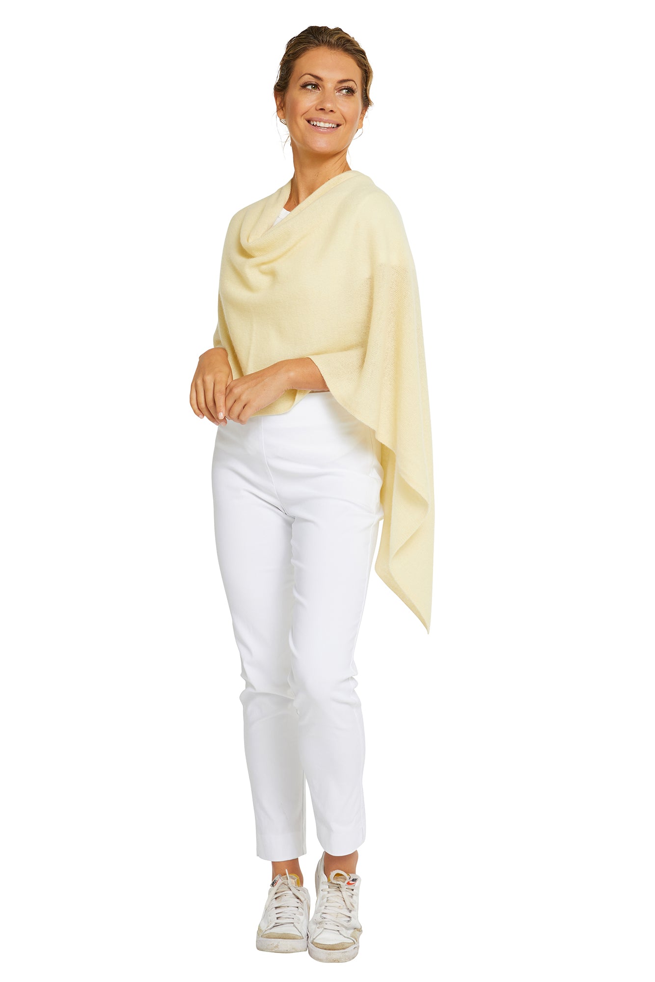 French Cream Cashmere Topper