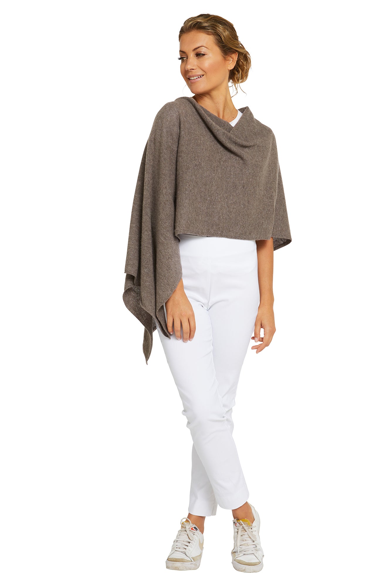 Chestnut Cashmere Topper