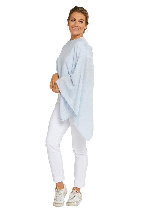Periwinkle Cashmere Topper