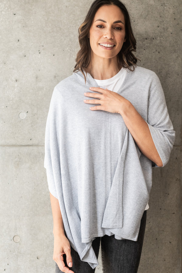 Cotton Cashmere Topper - Poolside