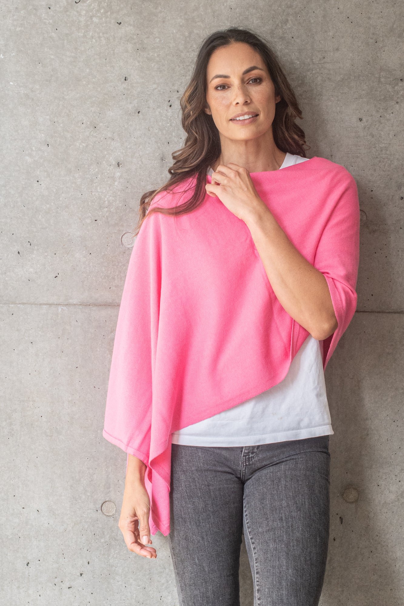 Rosé Cotton Cashmere Topper