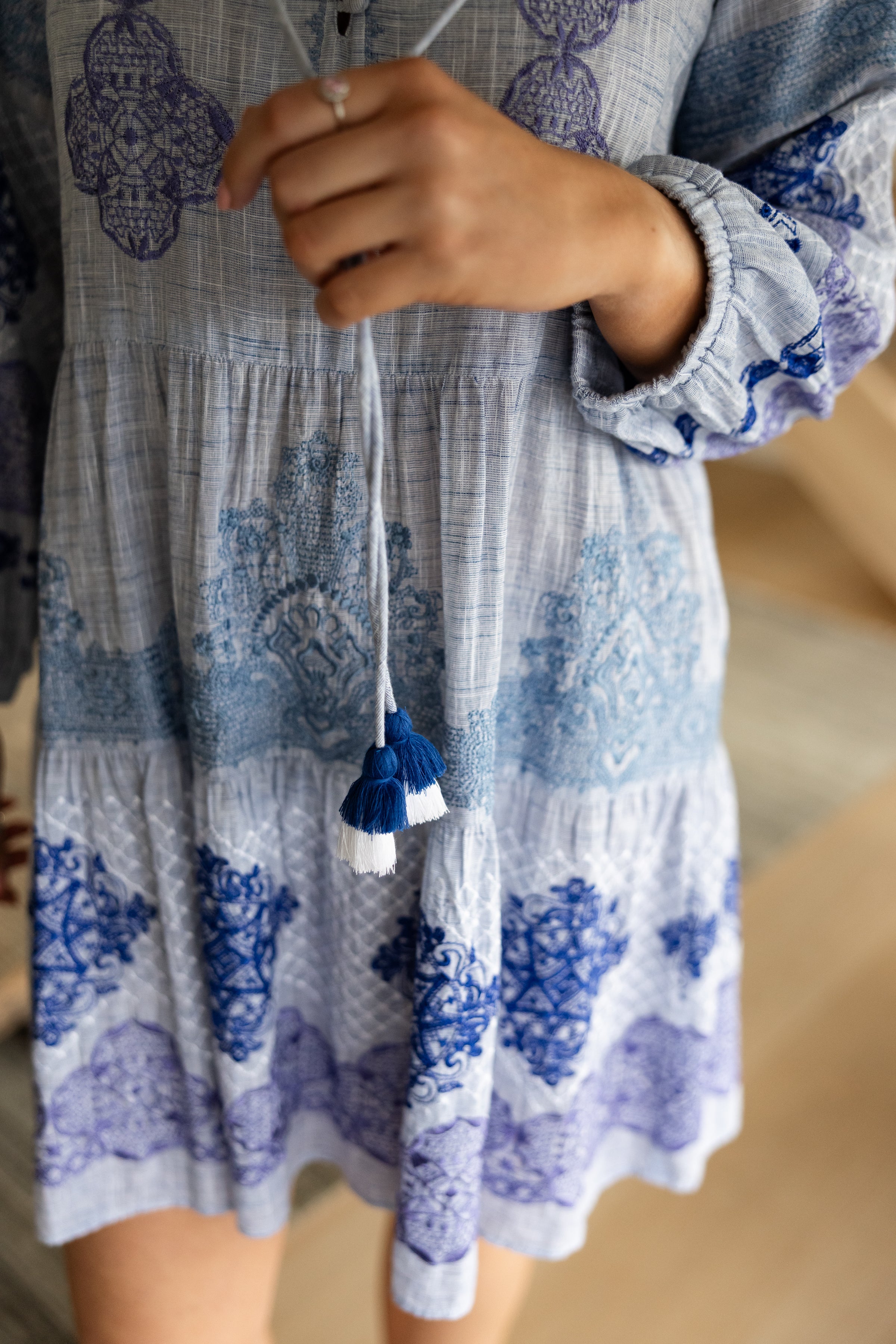 Alder Dress Blue Marl
