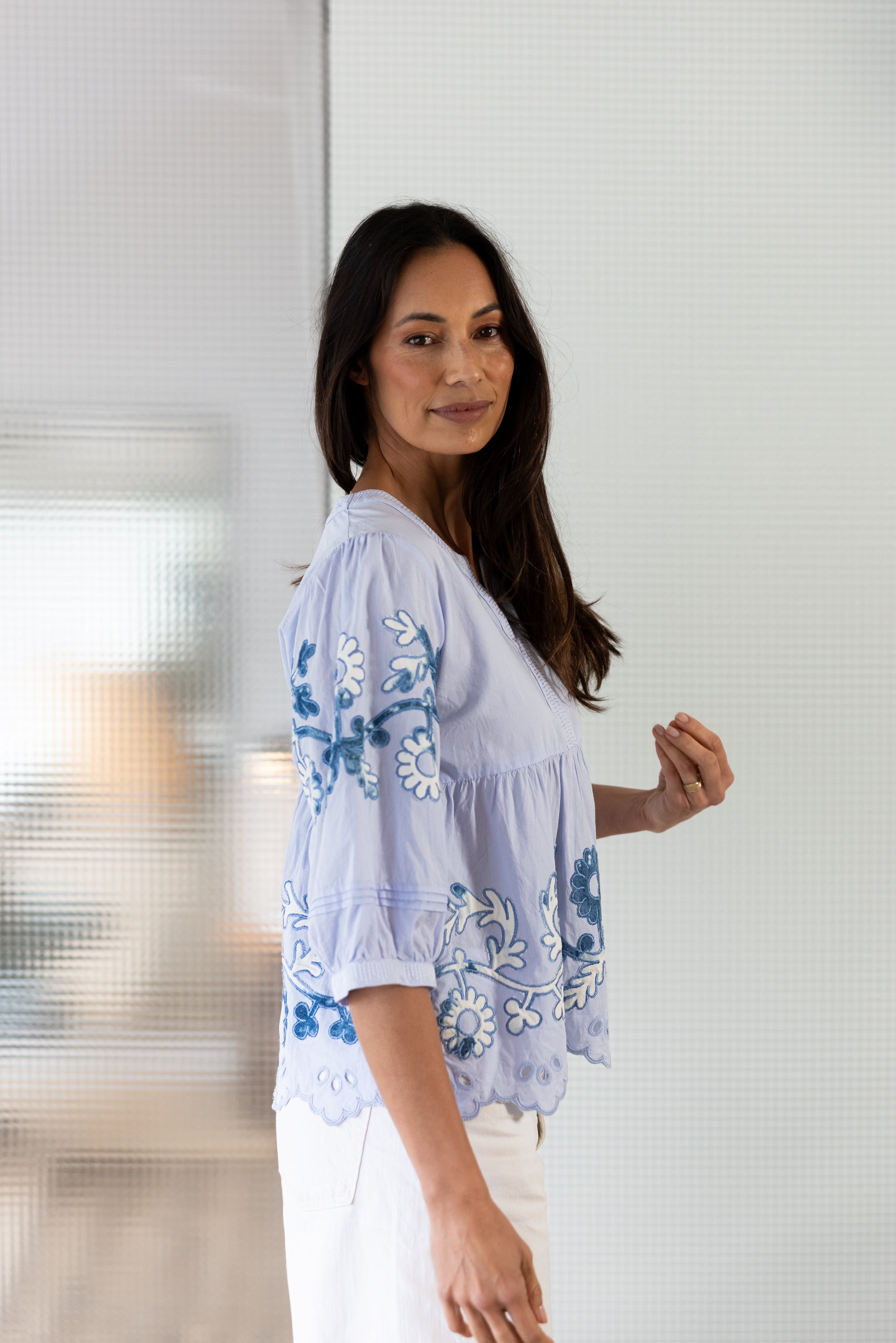 Gladiola Top Banker Blue