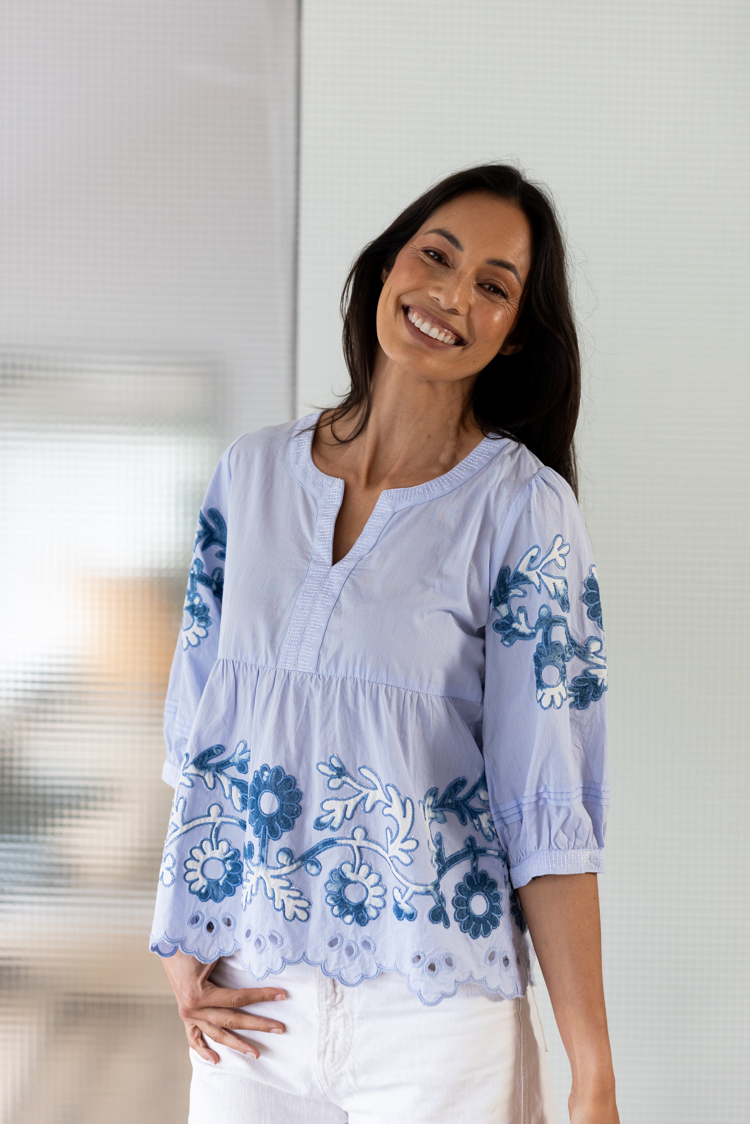 Gladiola Top Banker Blue