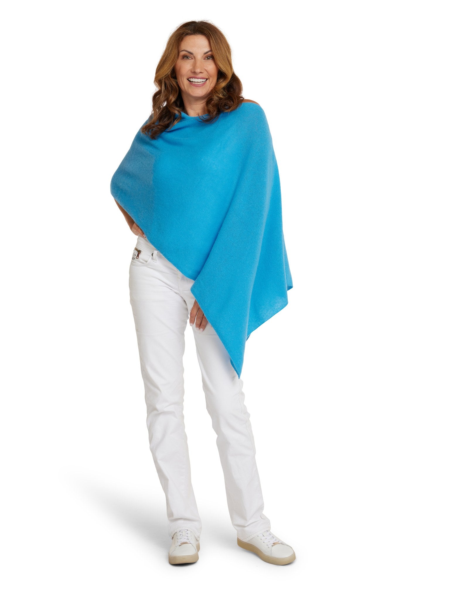 Azure Cashmere Topper