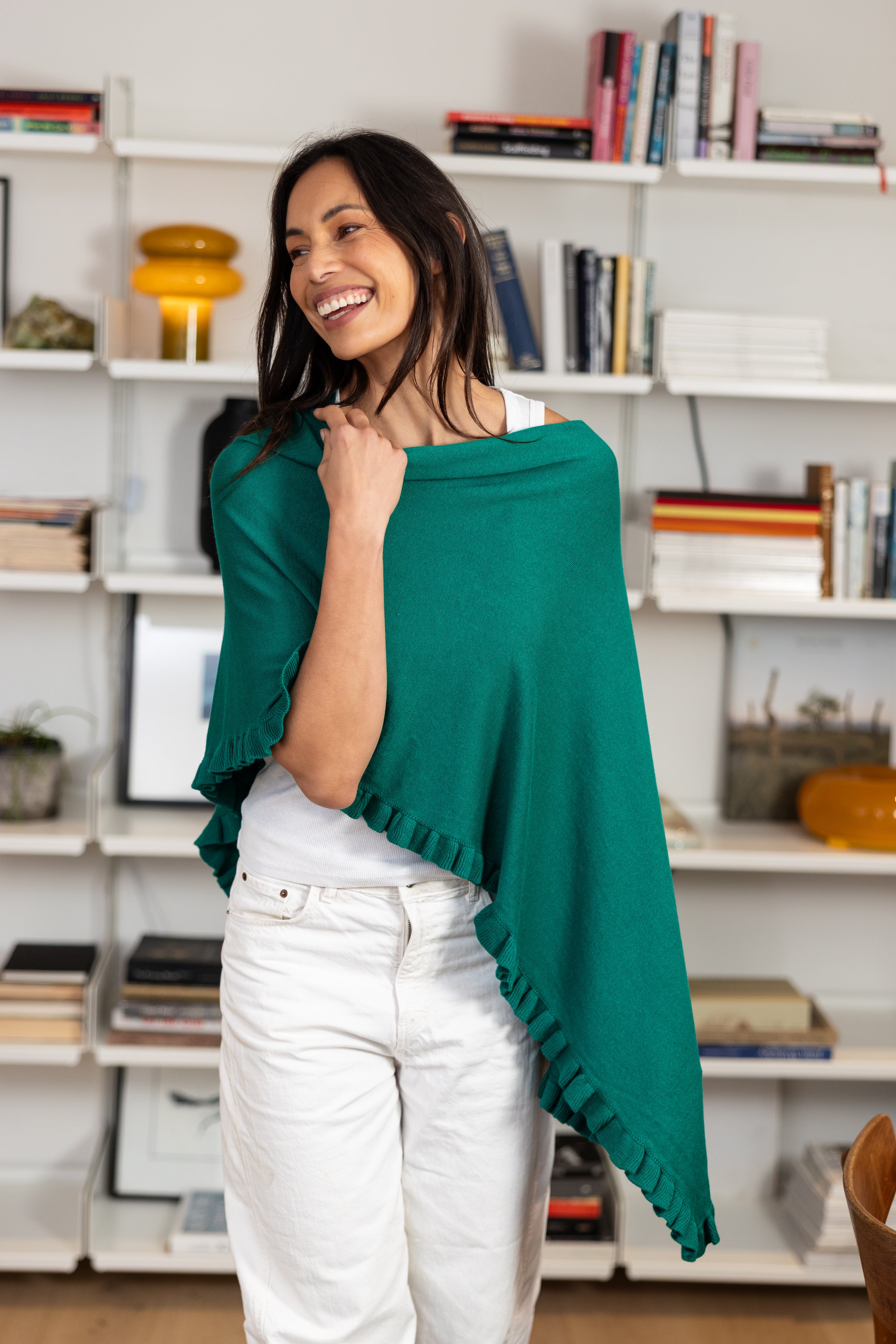 Viridian Ruffle Topper