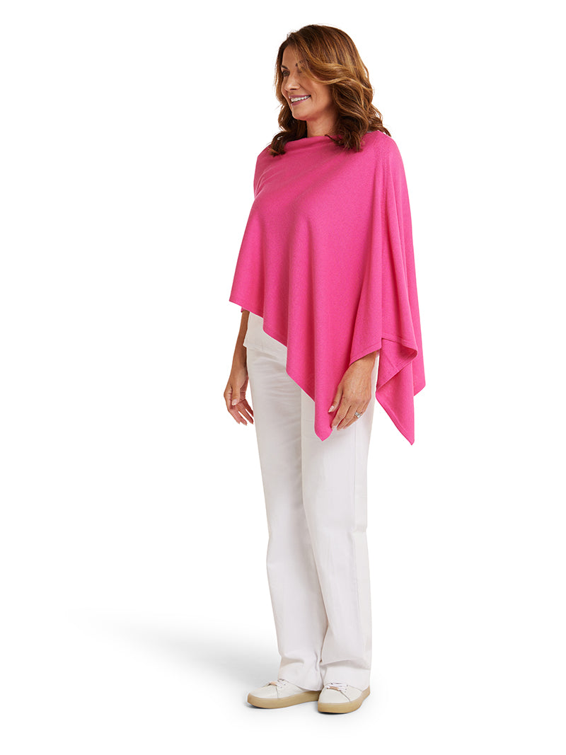 Malibu Pink Cotton Cashmere Topper – Esperance & Co